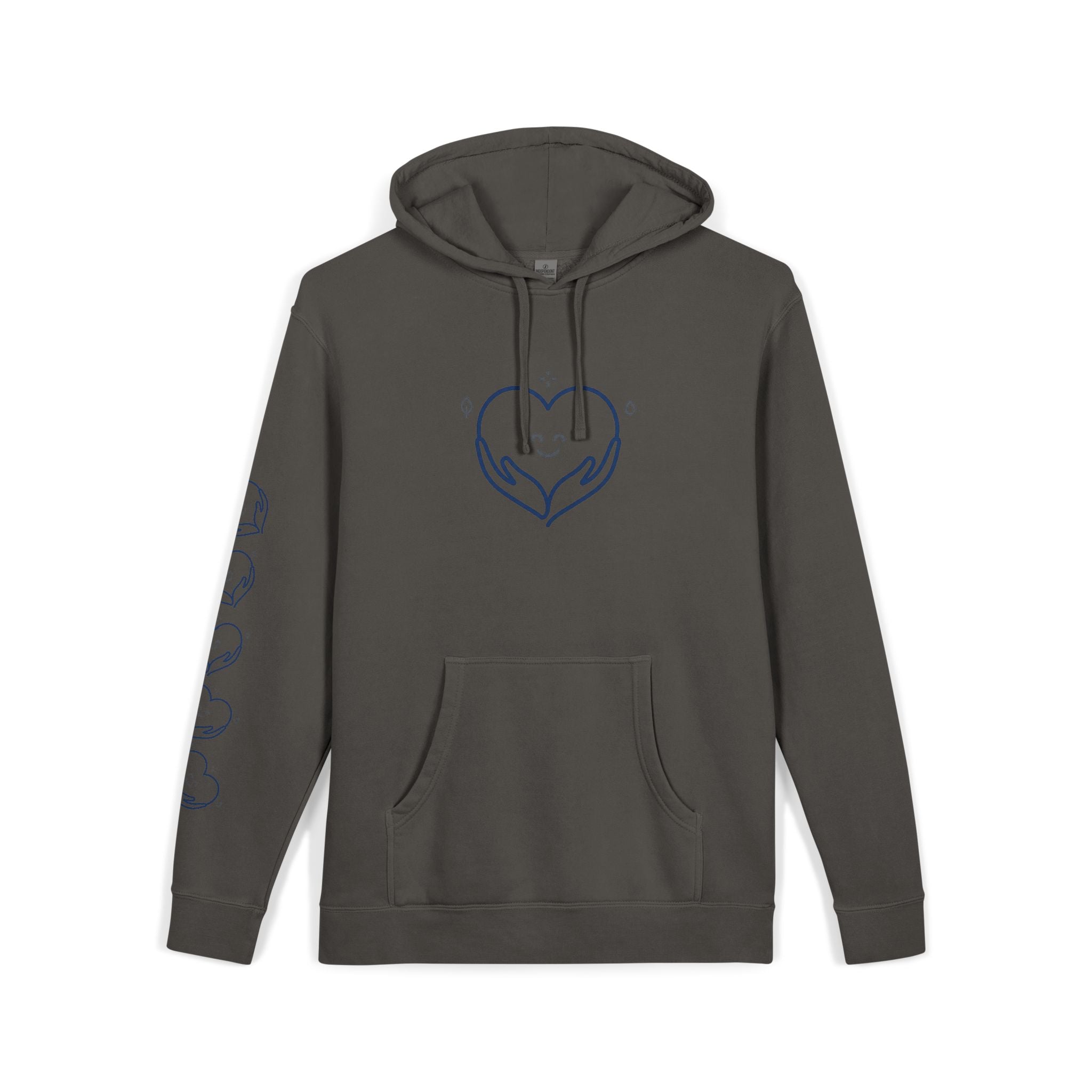 Kindness Changes Everything Hoodie – Heart Graphic Pigment-Dyed Sweatshirt