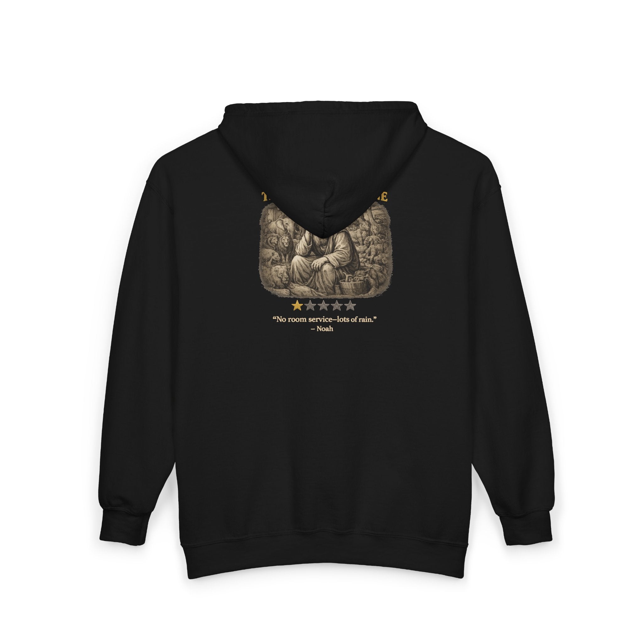 The Ark Cruise Line Full-Zip Hoodie - Vintage Lion Biblical Design