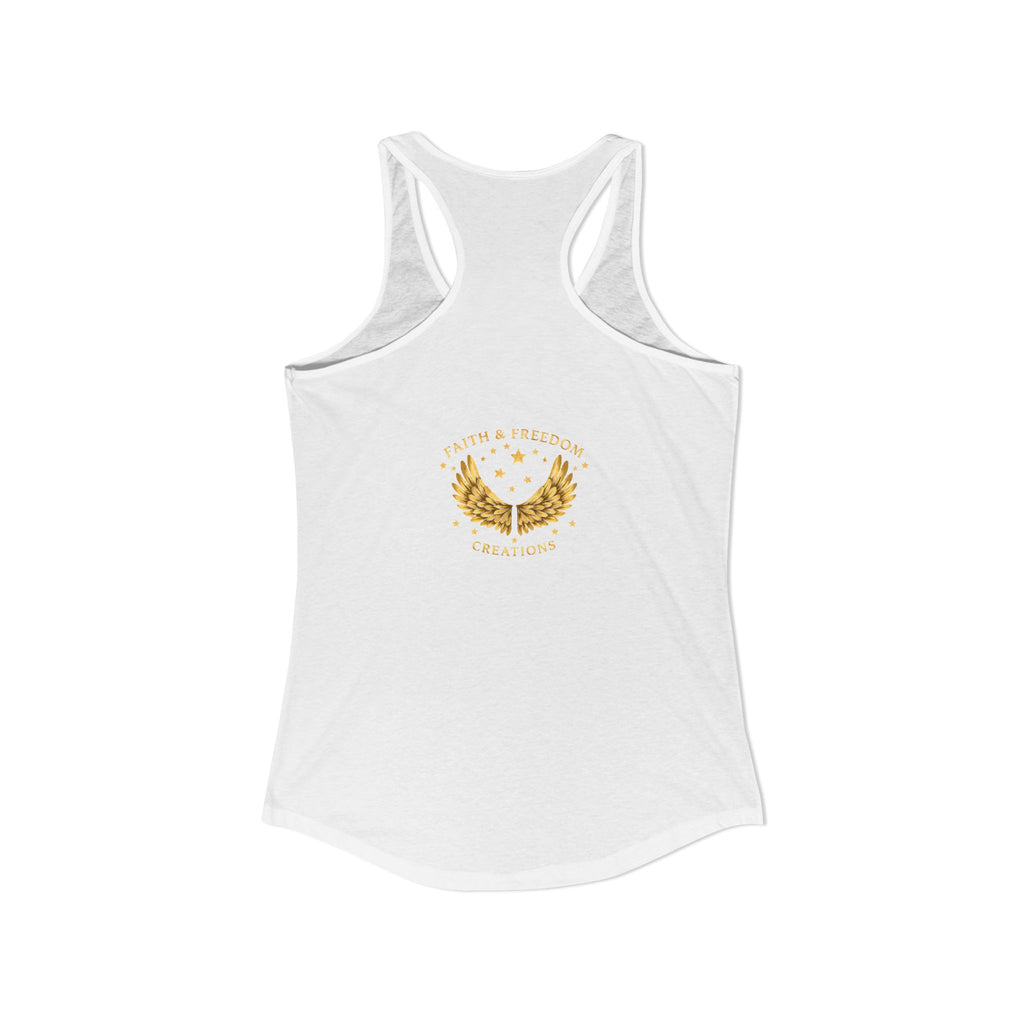 Cherish Loyalty – Women’s Racerback Tank | Inspirational Faith Graphic