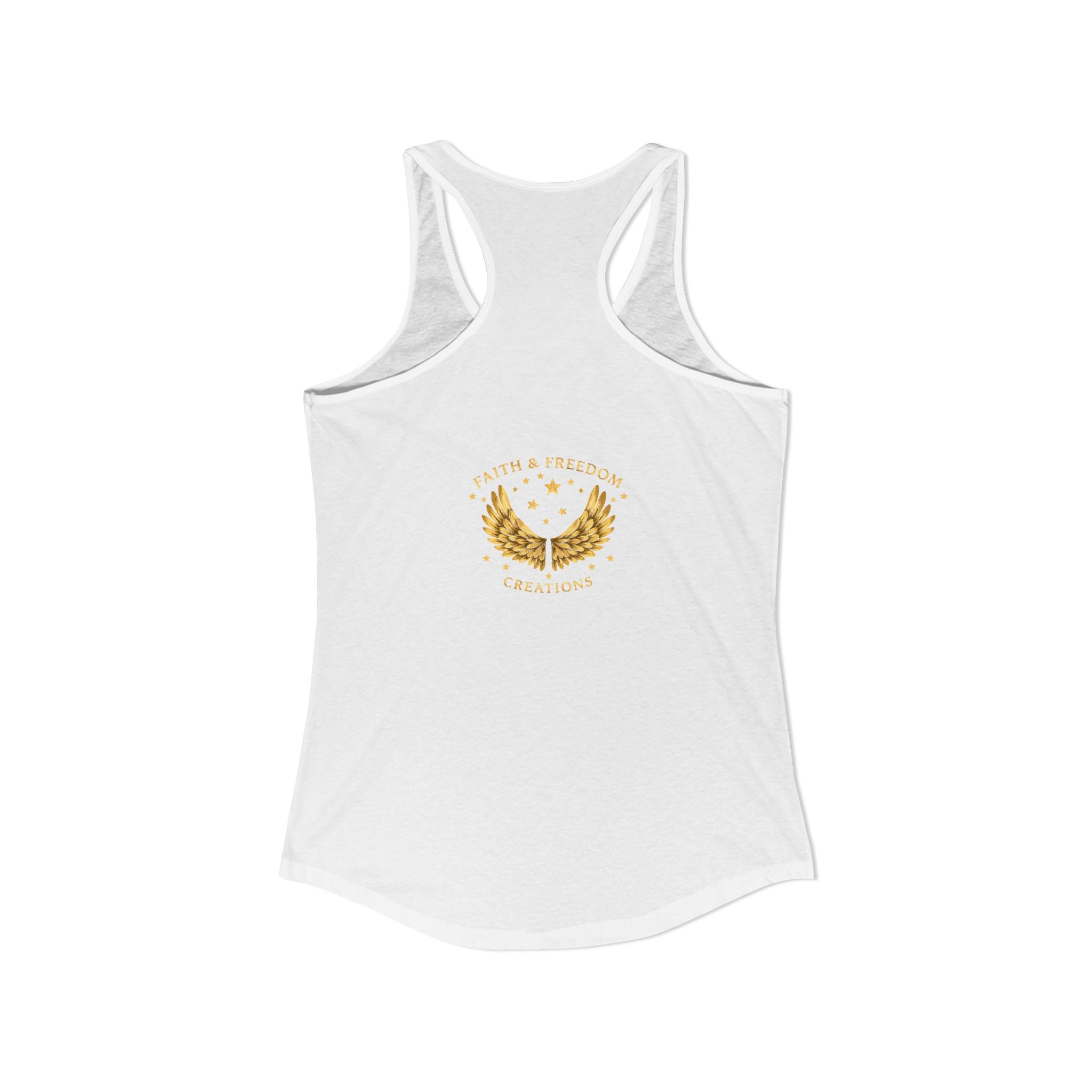 Cherish Loyalty – Women’s Racerback Tank | Inspirational Faith Graphic