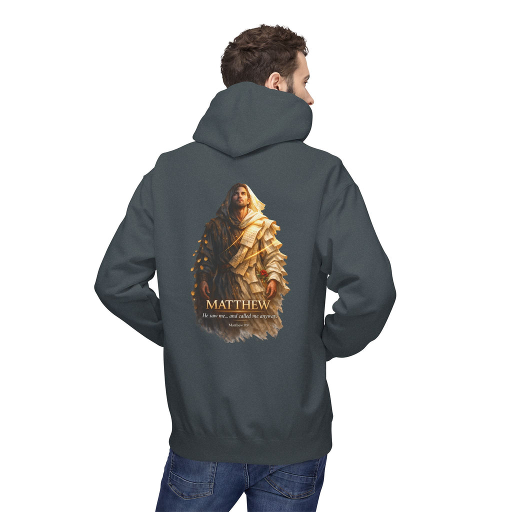 Matthew Gospel Hoodie | Inspirational Christian Faith Hoodie | Scripture Inspired Pullover