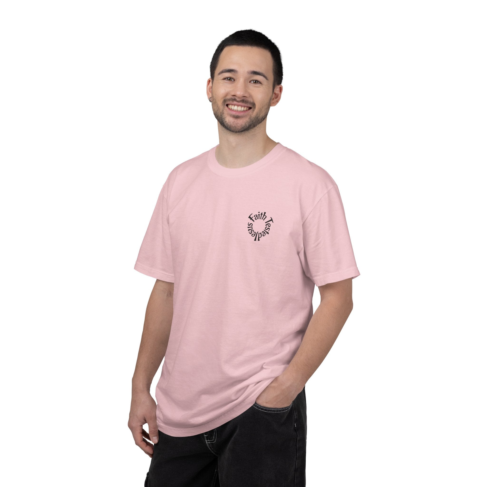 Jesus Loves You Personalized Faith T-Shirt — Custom Back Christian Graphic Tee