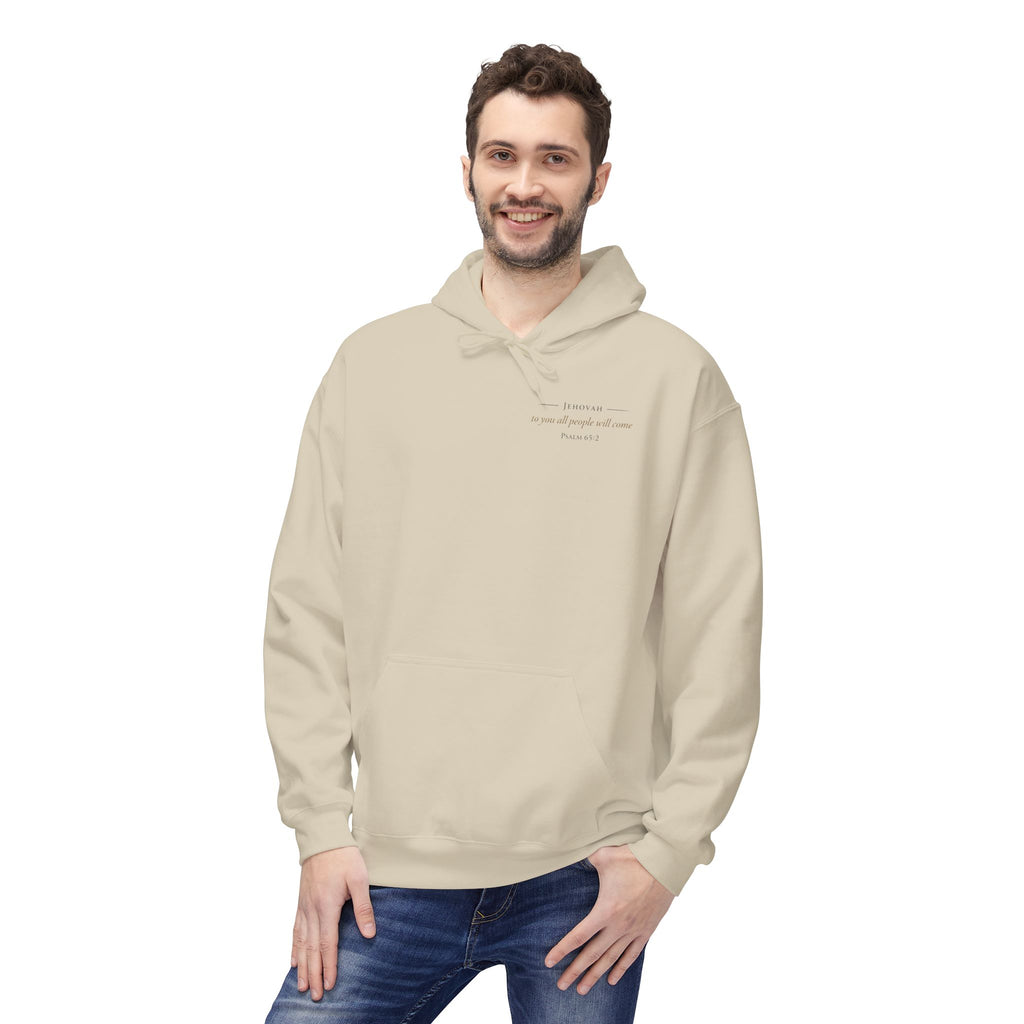 Prayer Hoodie – “O Hearer of Prayer” Psalm 65:2 Christian Pullover | Faith & Freedom Creations
