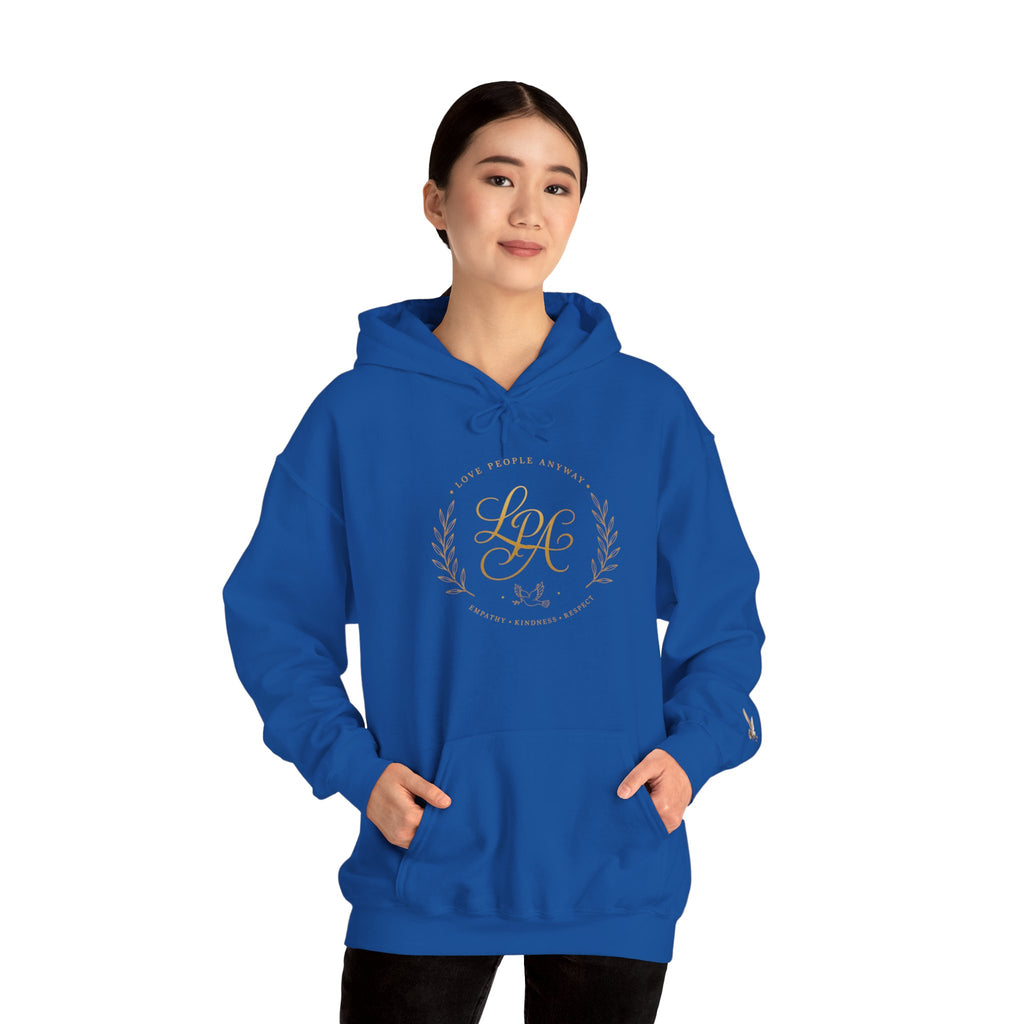 Love People Anyway Hoodie | Inspirational Christian Hooded Sweatshirt | Faith Freedom Creations