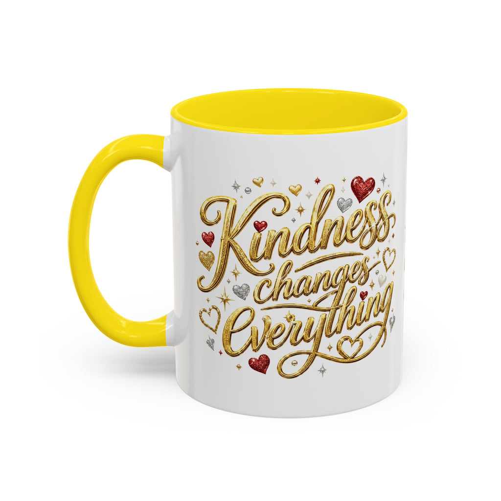 Kindness Changes Everything Coffee Mug | Inspirational Kindness Mug | Faith Freedom Creations