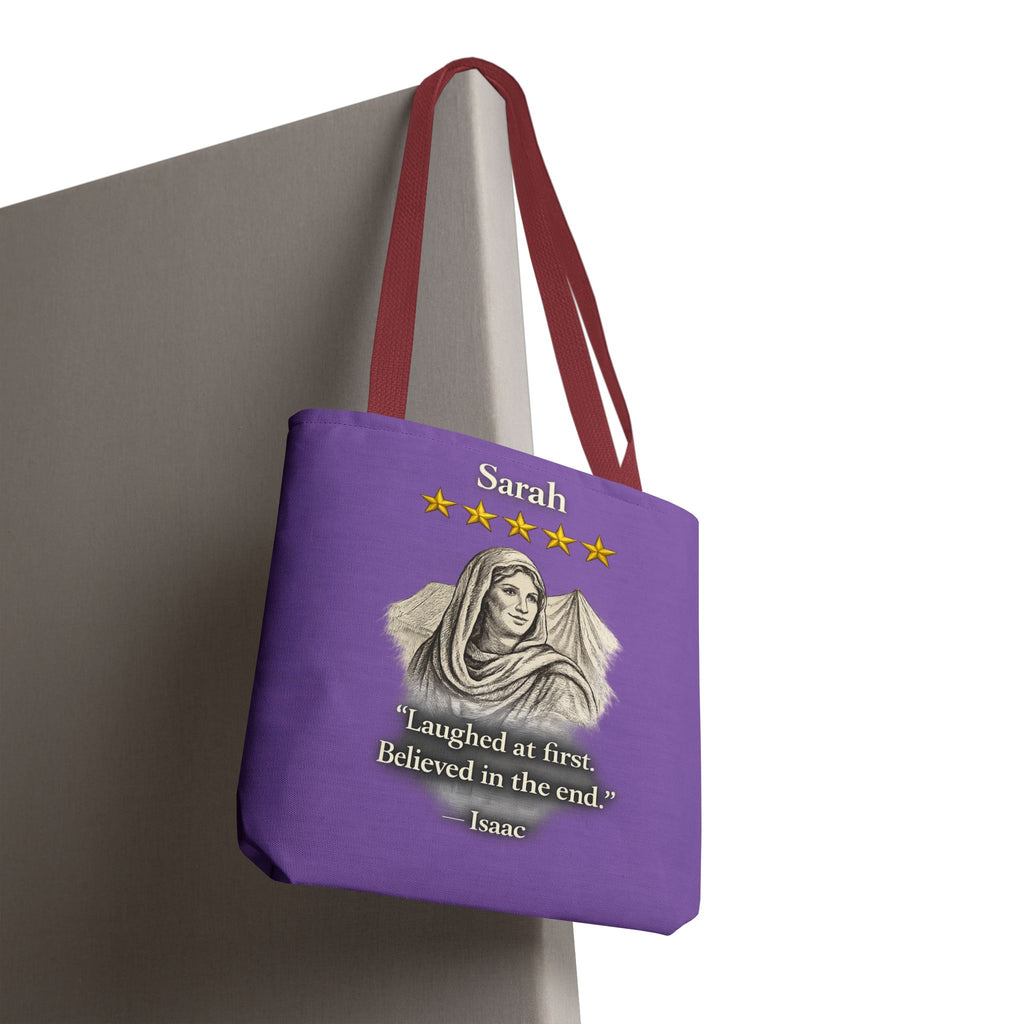 Sarah – Personalized Tote Bag | “Laughed at First. Believed in the End.” Review – Five-Star Faith Series