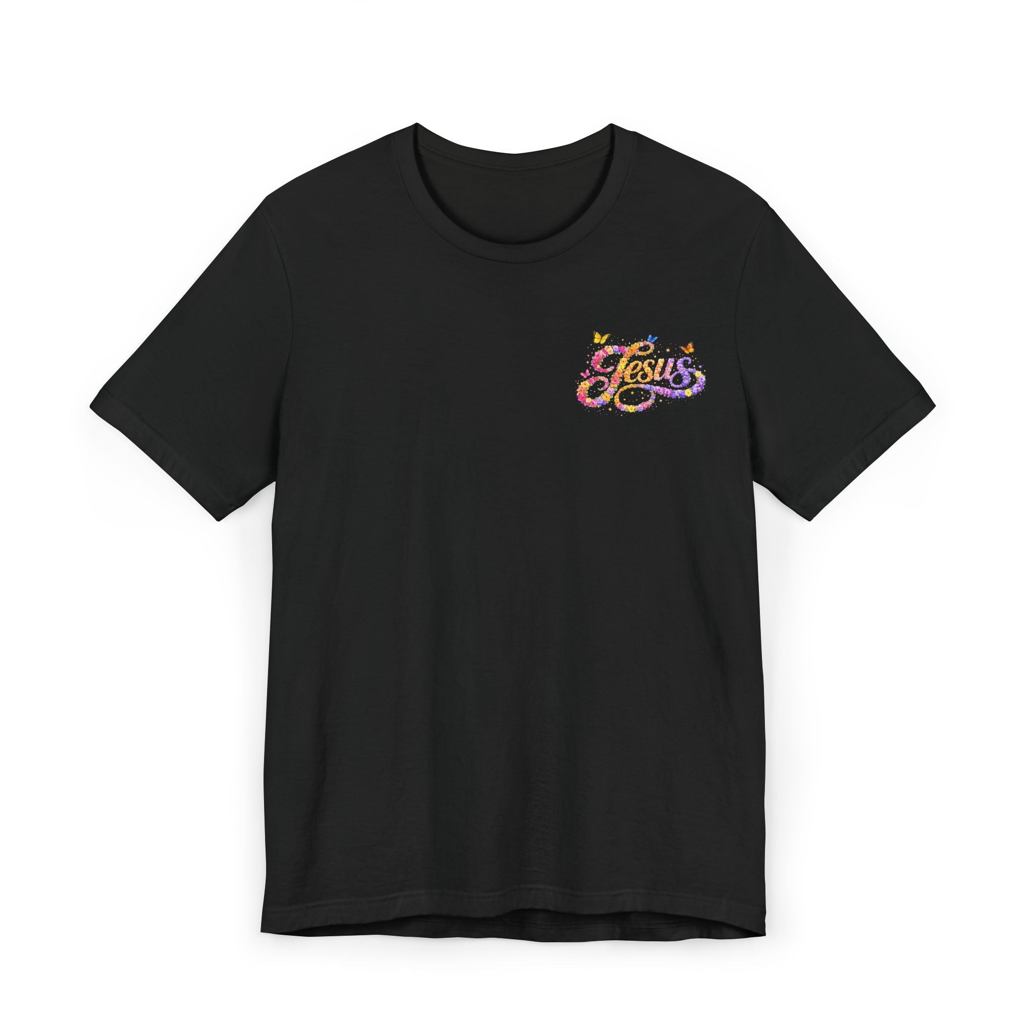 Floral Jesus Women's T-Shirt – Christian Faith Floral Tee | Inspirational Women's Shirt