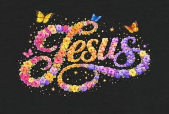 Floral Jesus Women's T-Shirt – Christian Faith Floral Tee | Inspirational Women's Shirt