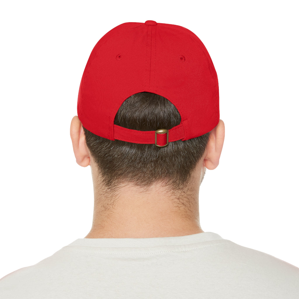 Walk Humbly Leather Patch Dad Hat | Micah 6:8 Christian Outdoor Cap | Faith Freedom Creations