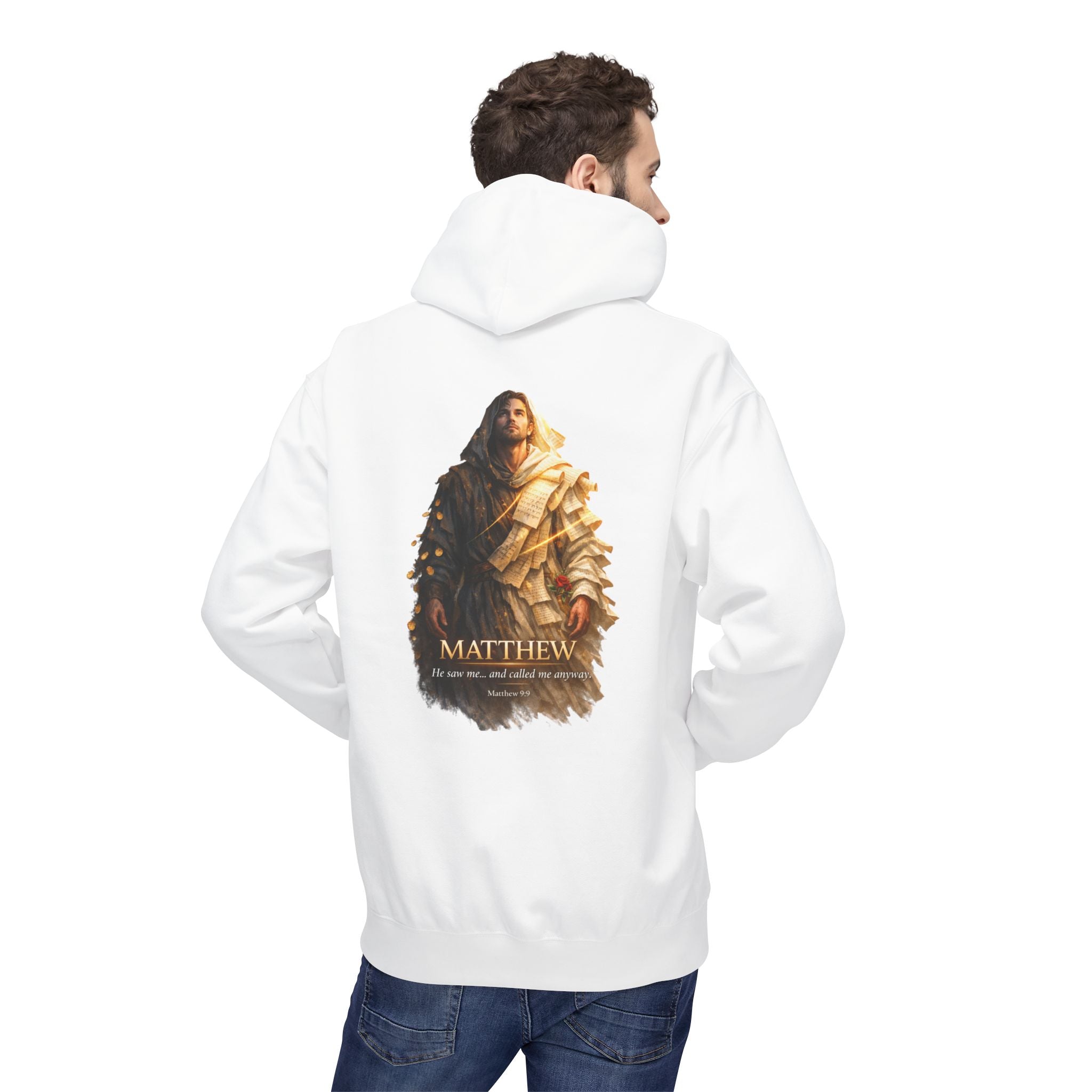 Matthew Gospel Hoodie | Inspirational Christian Faith Hoodie | Scripture Inspired Pullover