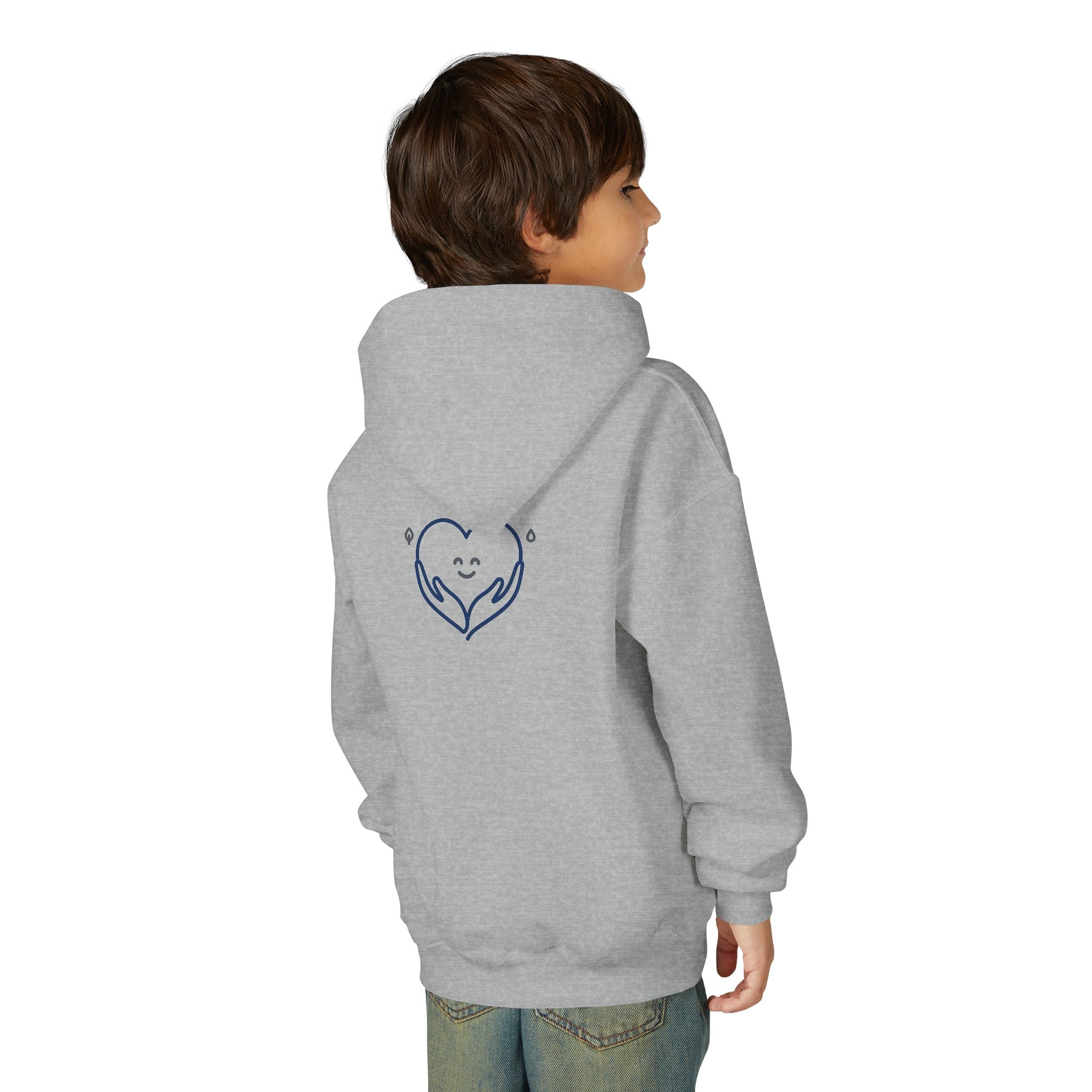 Youth Hoodie – “Kindness Changes Everything” Inspirational Kids Pullover