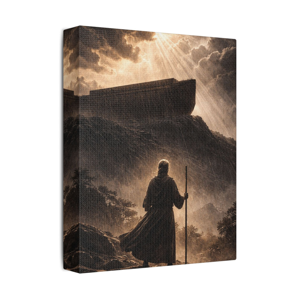 Noah After the Flood Canvas Print – Biblical Christian Wall Art