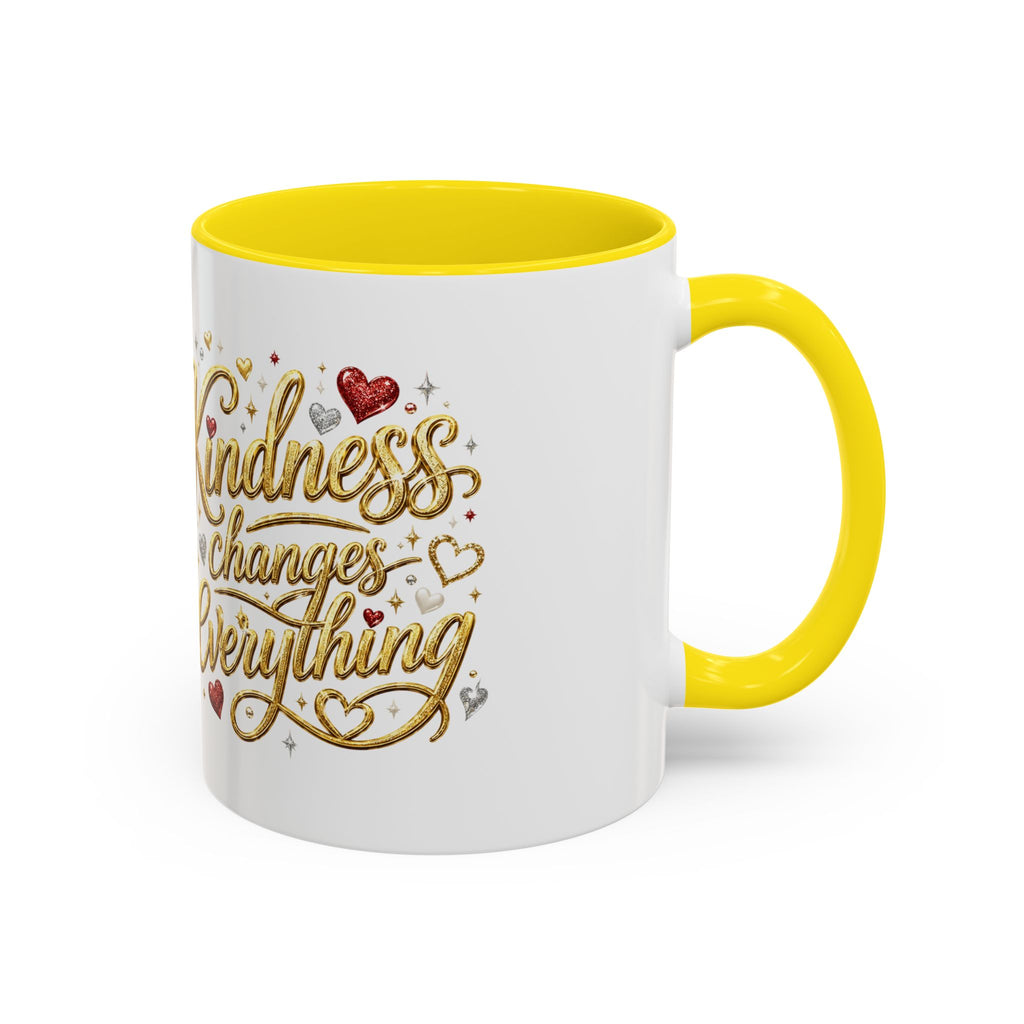 Kindness Changes Everything Coffee Mug | Inspirational Kindness Mug | Faith Freedom Creations
