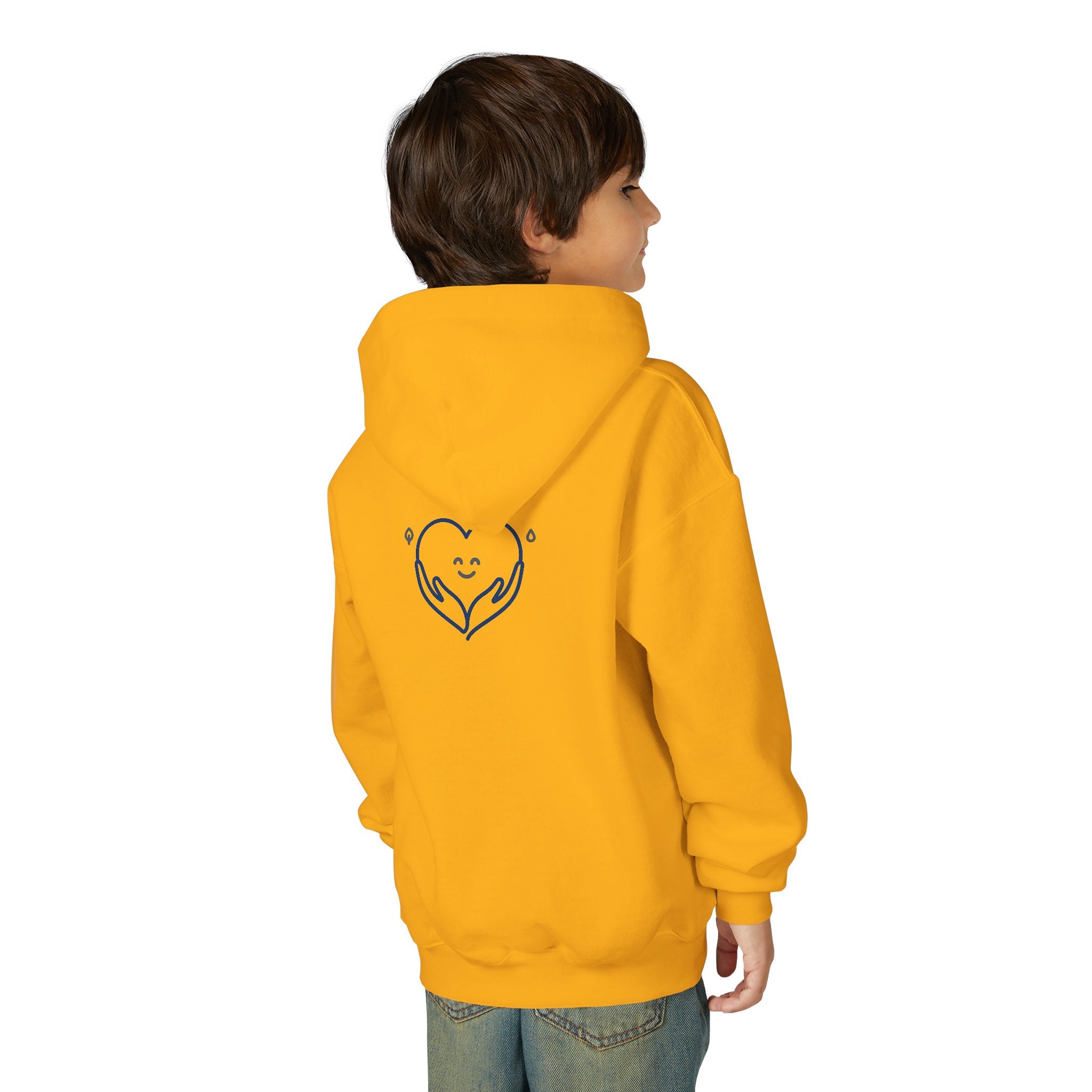 Youth Hoodie – “Kindness Changes Everything” Inspirational Kids Pullover