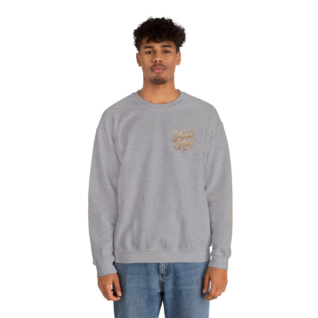 Praise Psalm 150 Sweatshirt | Christian Faith Crewneck Pullover | Inspirational Worship Apparel