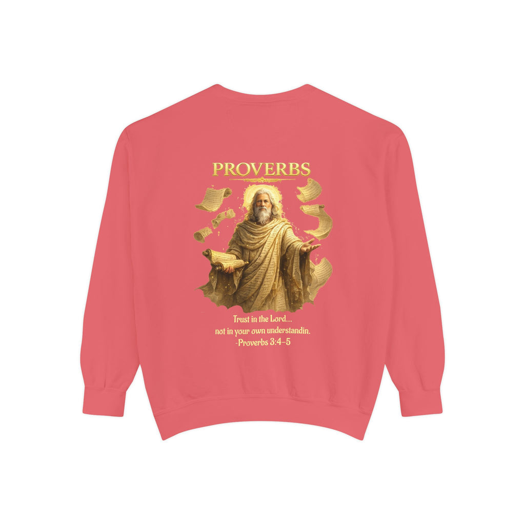 Proverbs Scripture Sweatshirt | Biblical Quote Christian Pullover | Inspirational Faith Crewneck