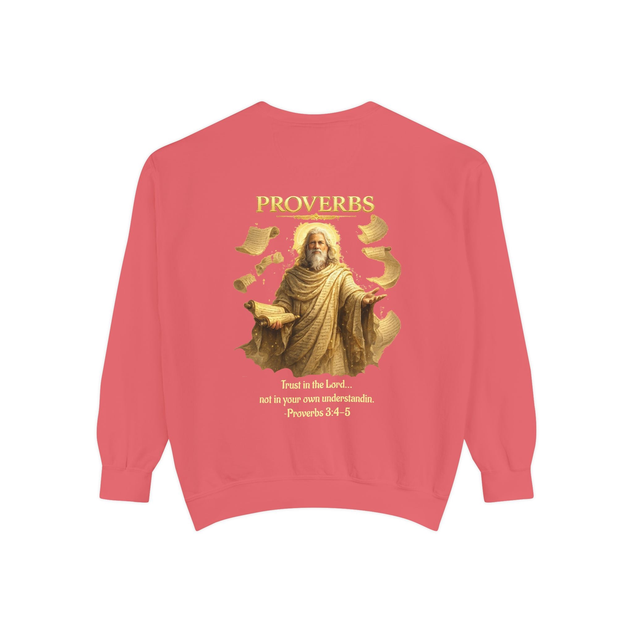 Proverbs Scripture Sweatshirt | Biblical Quote Christian Pullover | Inspirational Faith Crewneck