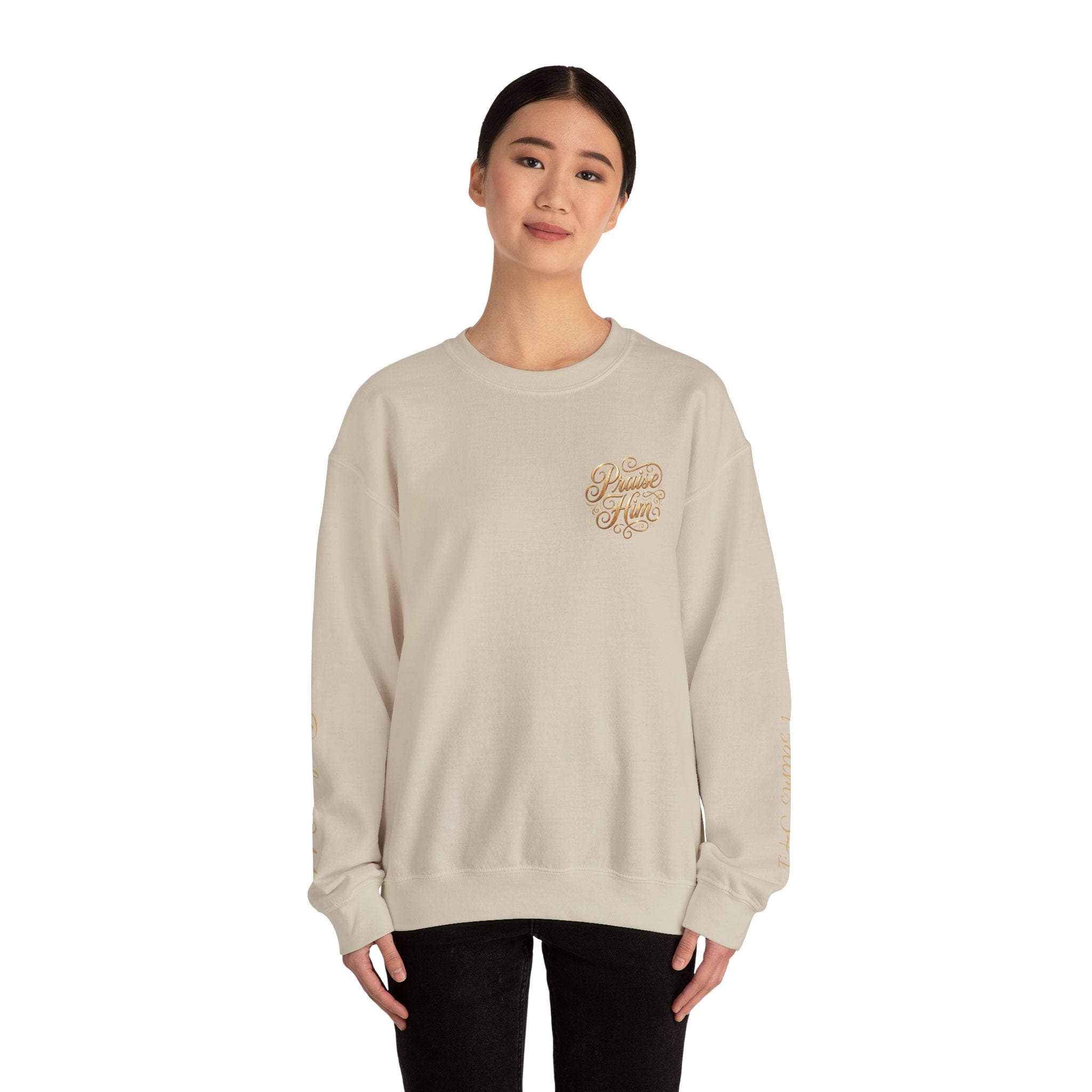 Praise Psalm 150 Sweatshirt | Christian Faith Crewneck Pullover | Inspirational Worship Apparel