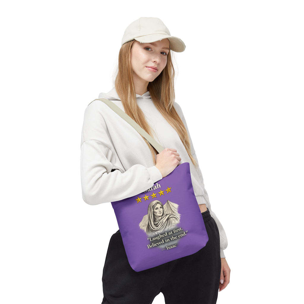Sarah – Personalized Tote Bag | “Laughed at First. Believed in the End.” Review – Five-Star Faith Series