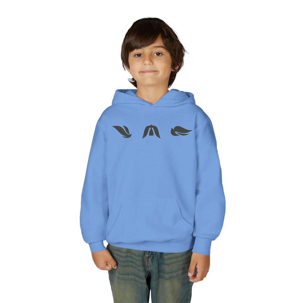 Youth “The Lord is My Light & Salvation” Hoodie – Psalm 27 Christian Kids Sweatshirt