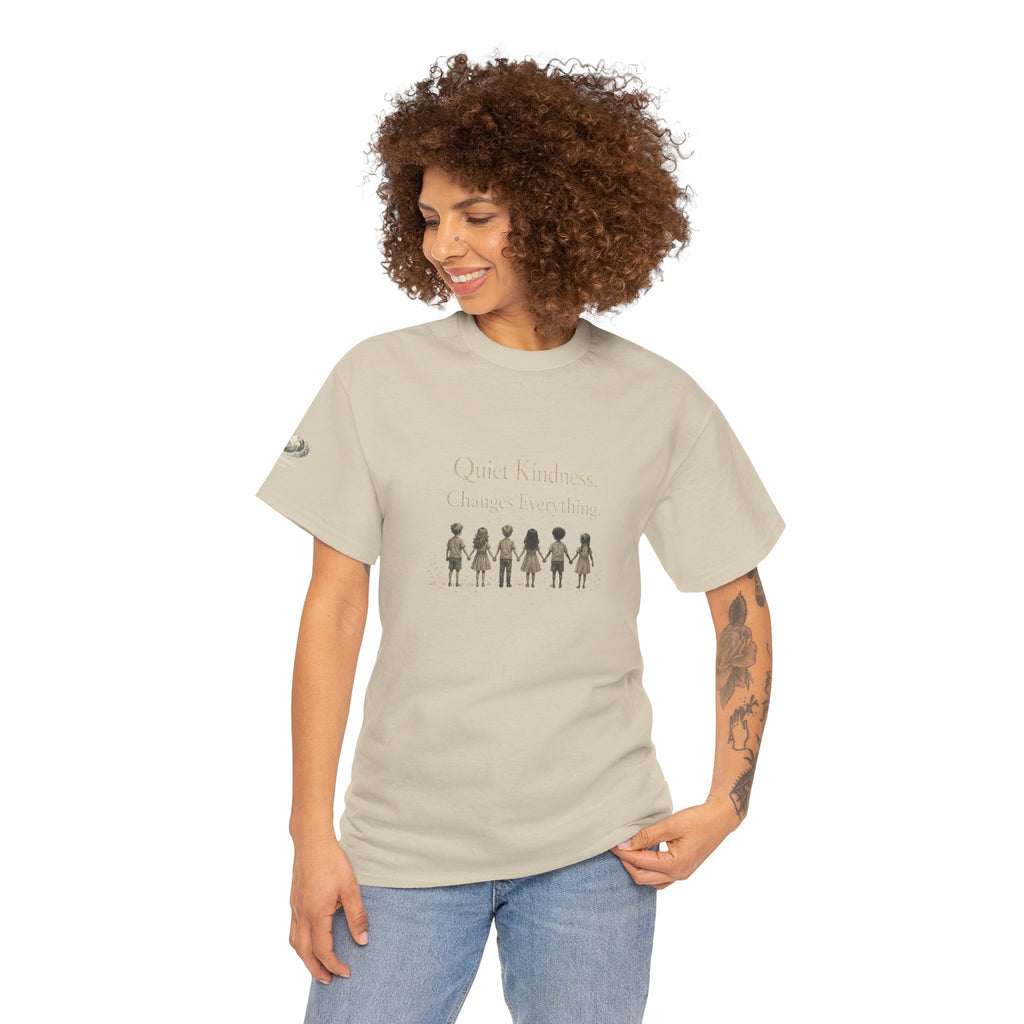 Kindness Graphic Tee – “Quiet Kindness Changes Everything” Inspirational T-Shirt