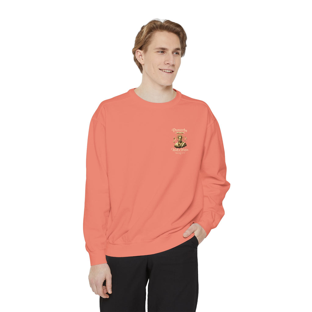 Proverbs Scripture Sweatshirt | Biblical Quote Christian Pullover | Inspirational Faith Crewneck