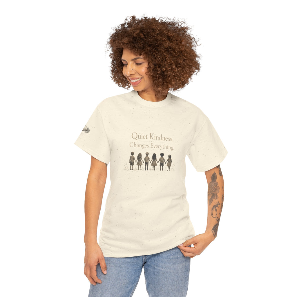 Kindness Graphic Tee – “Quiet Kindness Changes Everything” Inspirational T-Shirt