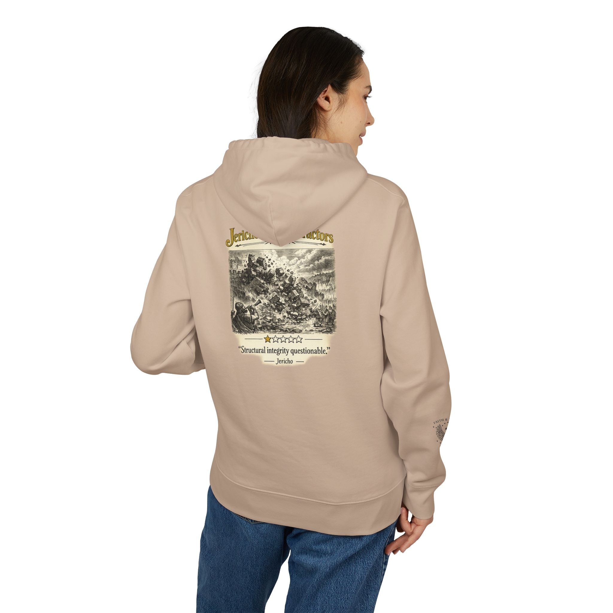 Vintage Mountain Graphic Hoodie — Jacob's Review "Sincere Integrity Questionable" Crew