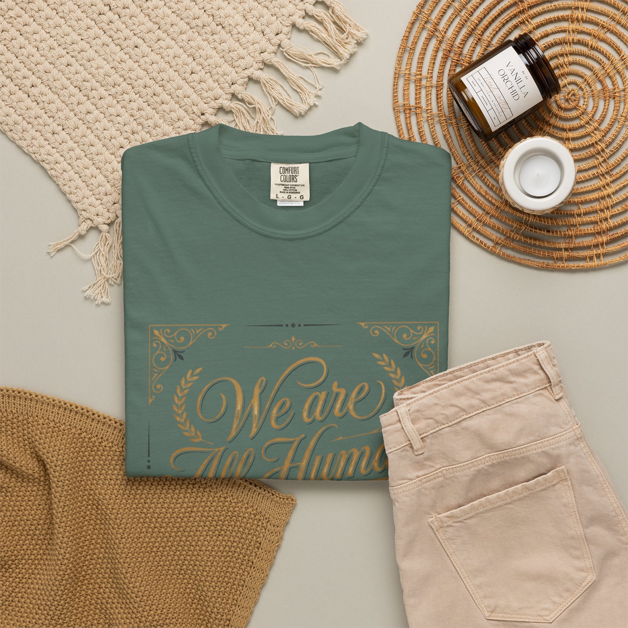 We Are All Human T-Shirt – “Choose Compassion” Inspirational Graphic Tee