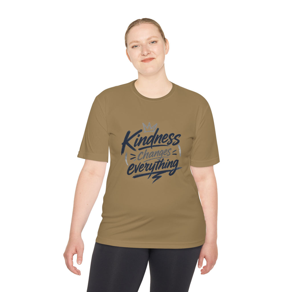 Kindness Changes Everything Tee – Inspirational Moisture-Wicking Performance Shirt