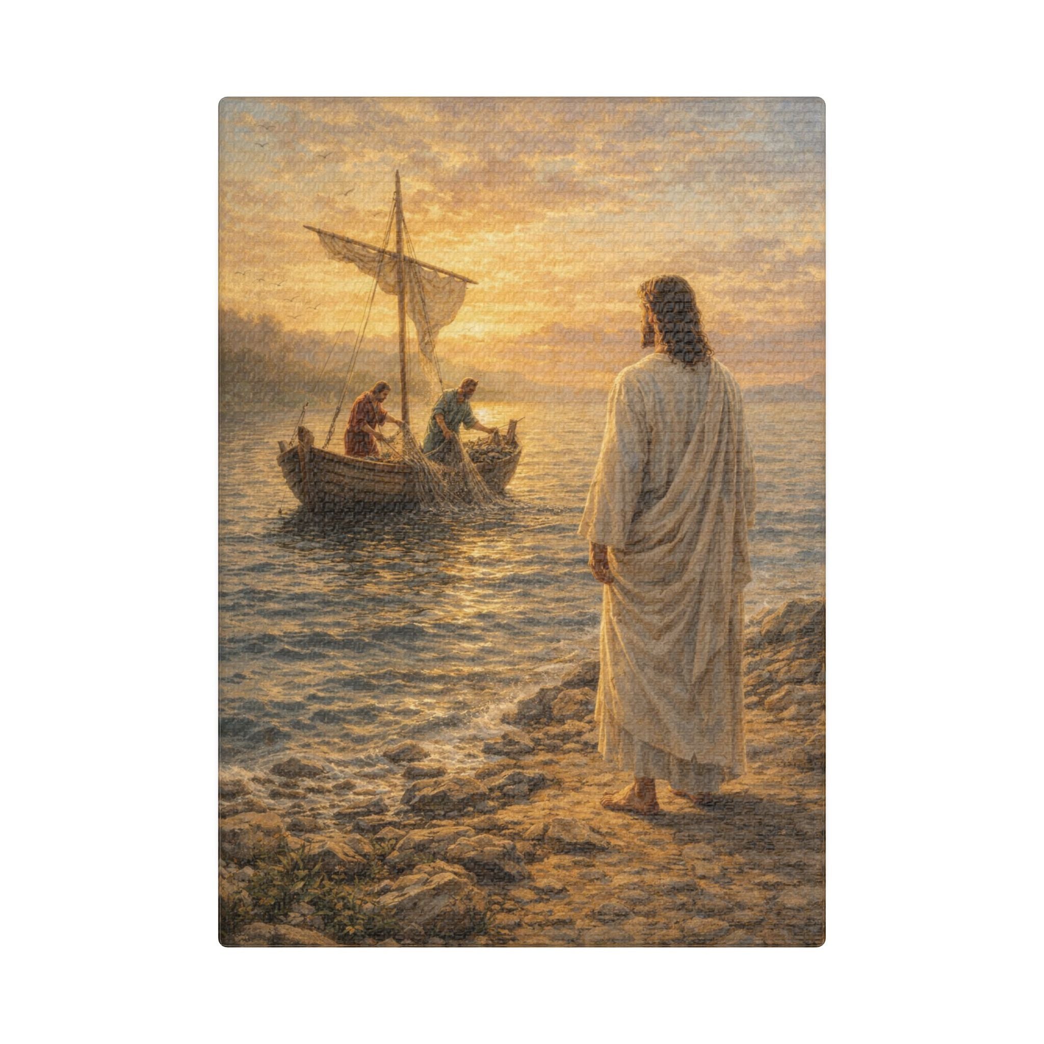 Come Follow Me – Religious Christ Wall Art Canvas Print