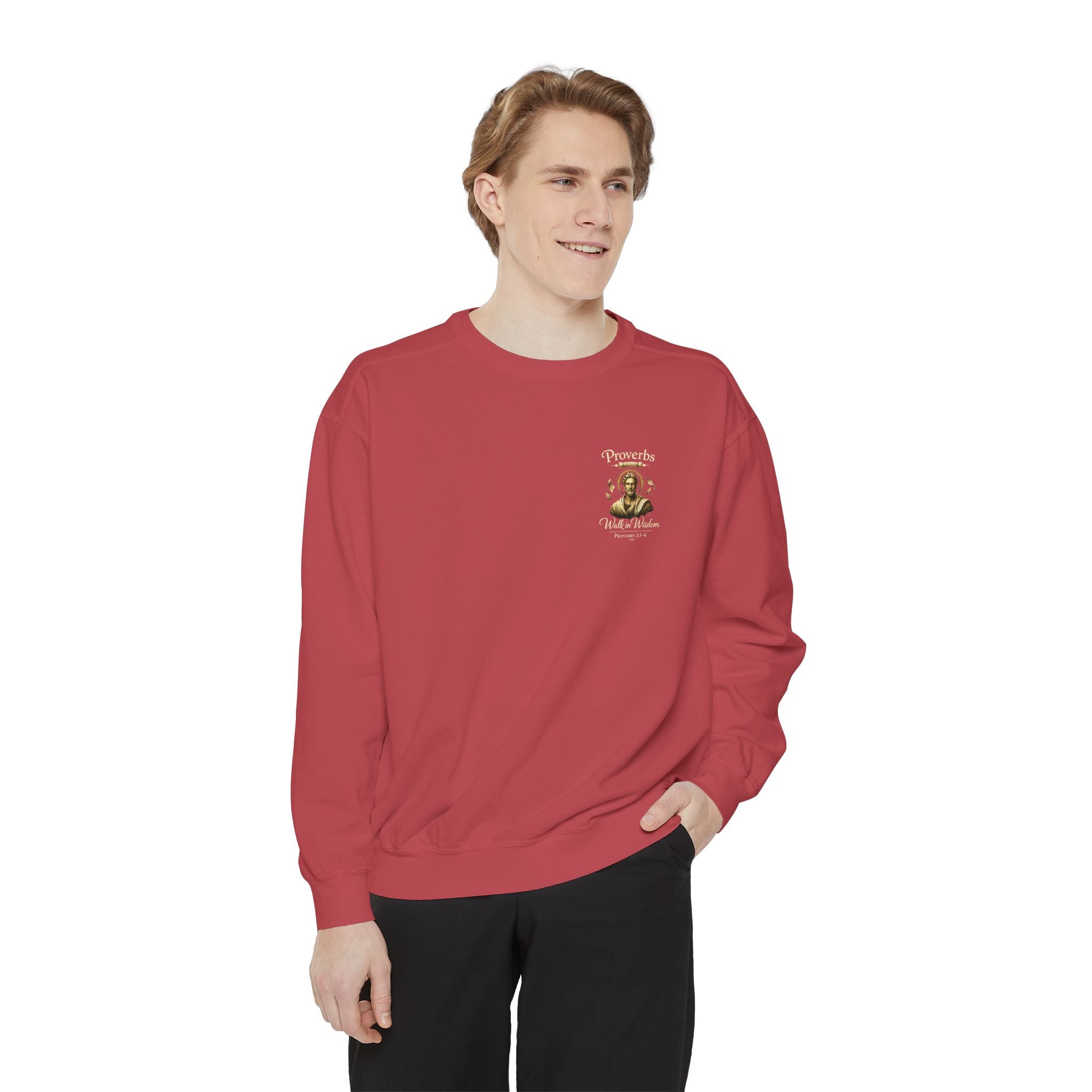 Proverbs Scripture Sweatshirt | Biblical Quote Christian Pullover | Inspirational Faith Crewneck