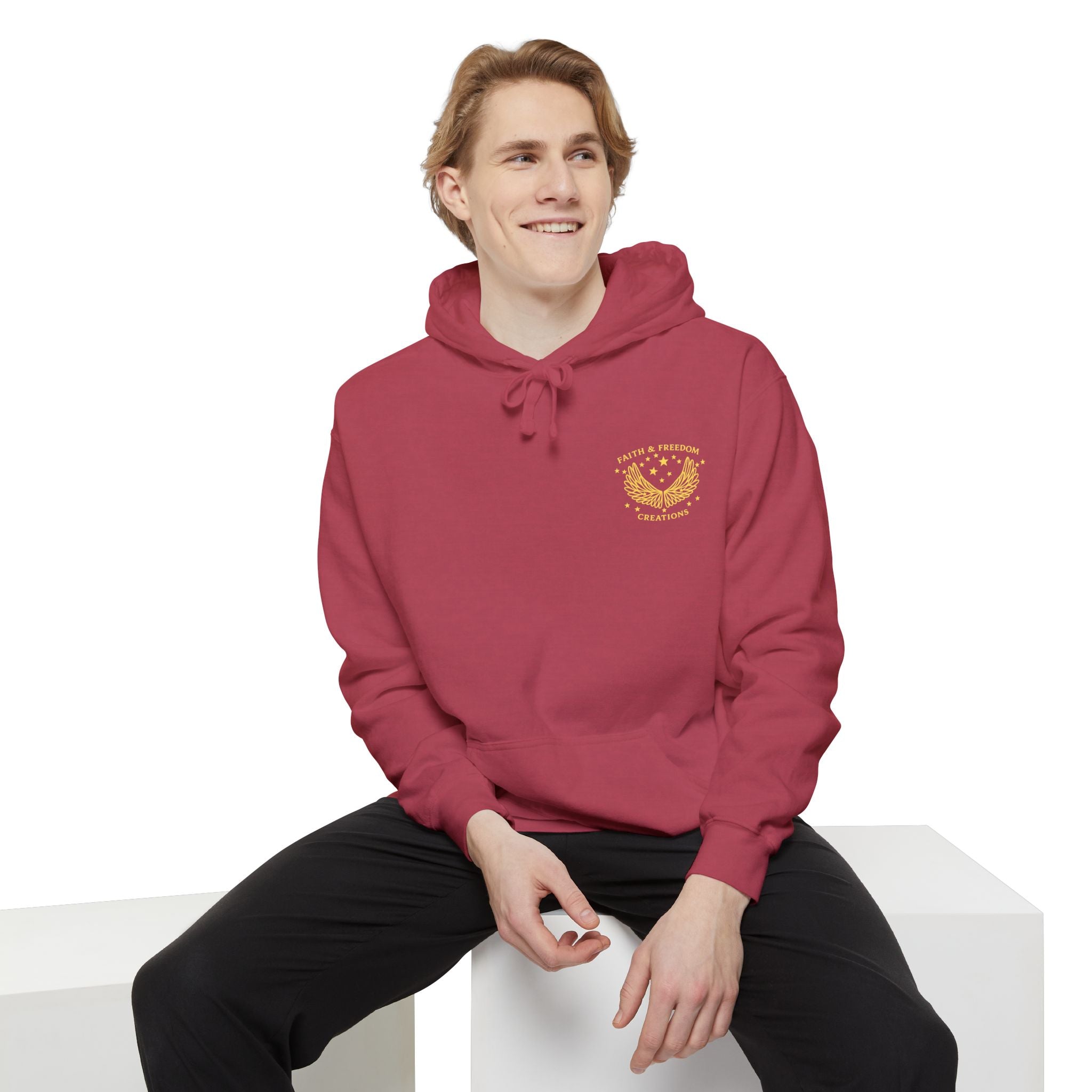 Manna Catering Co. – Hoodie | “Manna Review” Vintage Graphic – Five-Star Faith Series