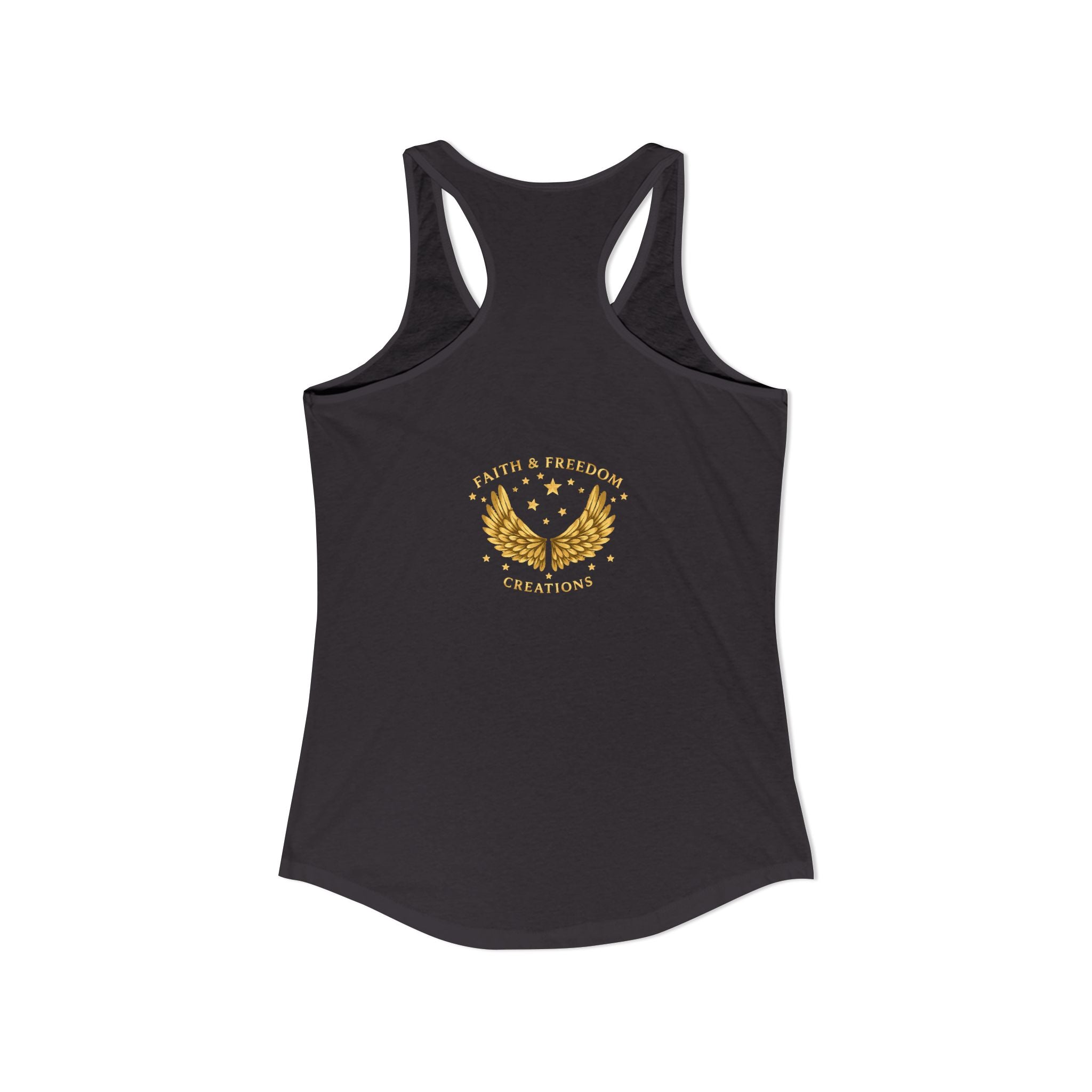 Cherish Loyalty – Women’s Racerback Tank | Inspirational Faith Graphic