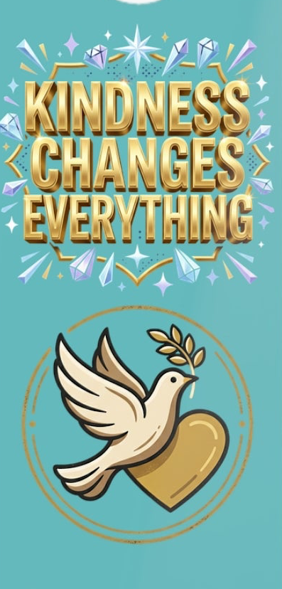 Kindness Changes Everything Dove Metal Bookmark | Inspirational Christian Bookmark | Peace Dove Reading Gift