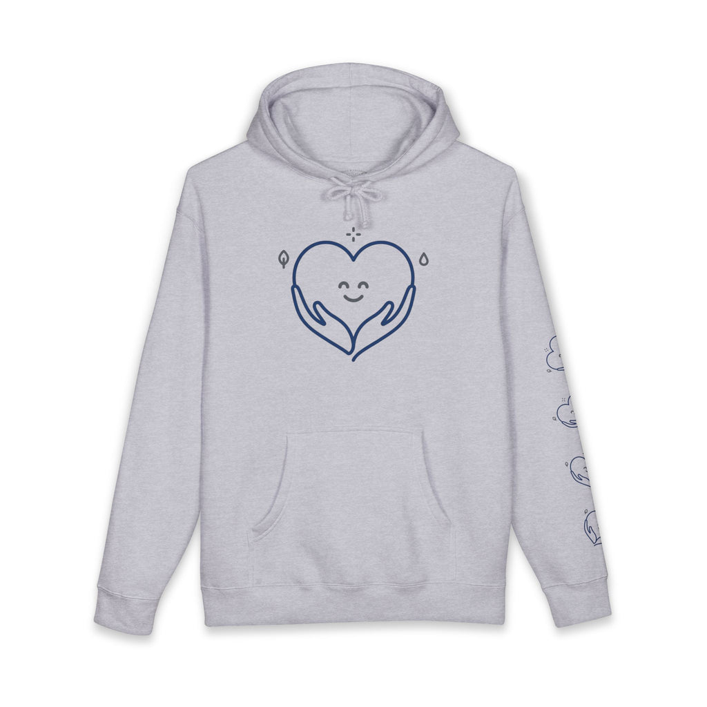 Kindness Changes Everything Hoodie – Heart Hands Graphic Inspirational Pullover