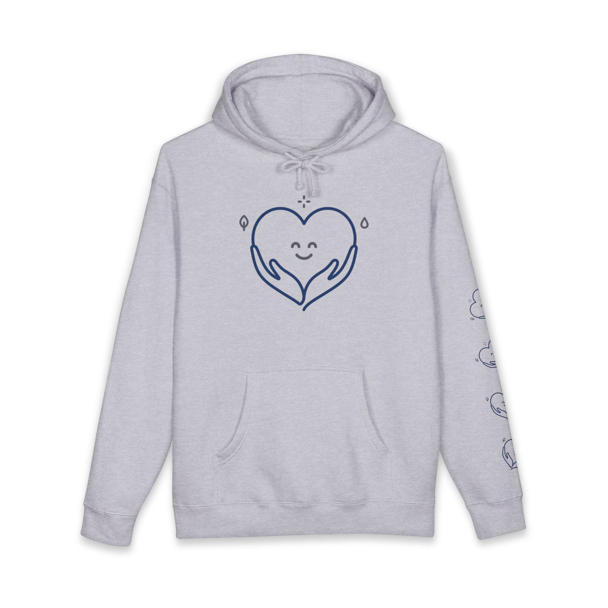 Kindness Changes Everything Hoodie – Heart Hands Graphic Inspirational Pullover