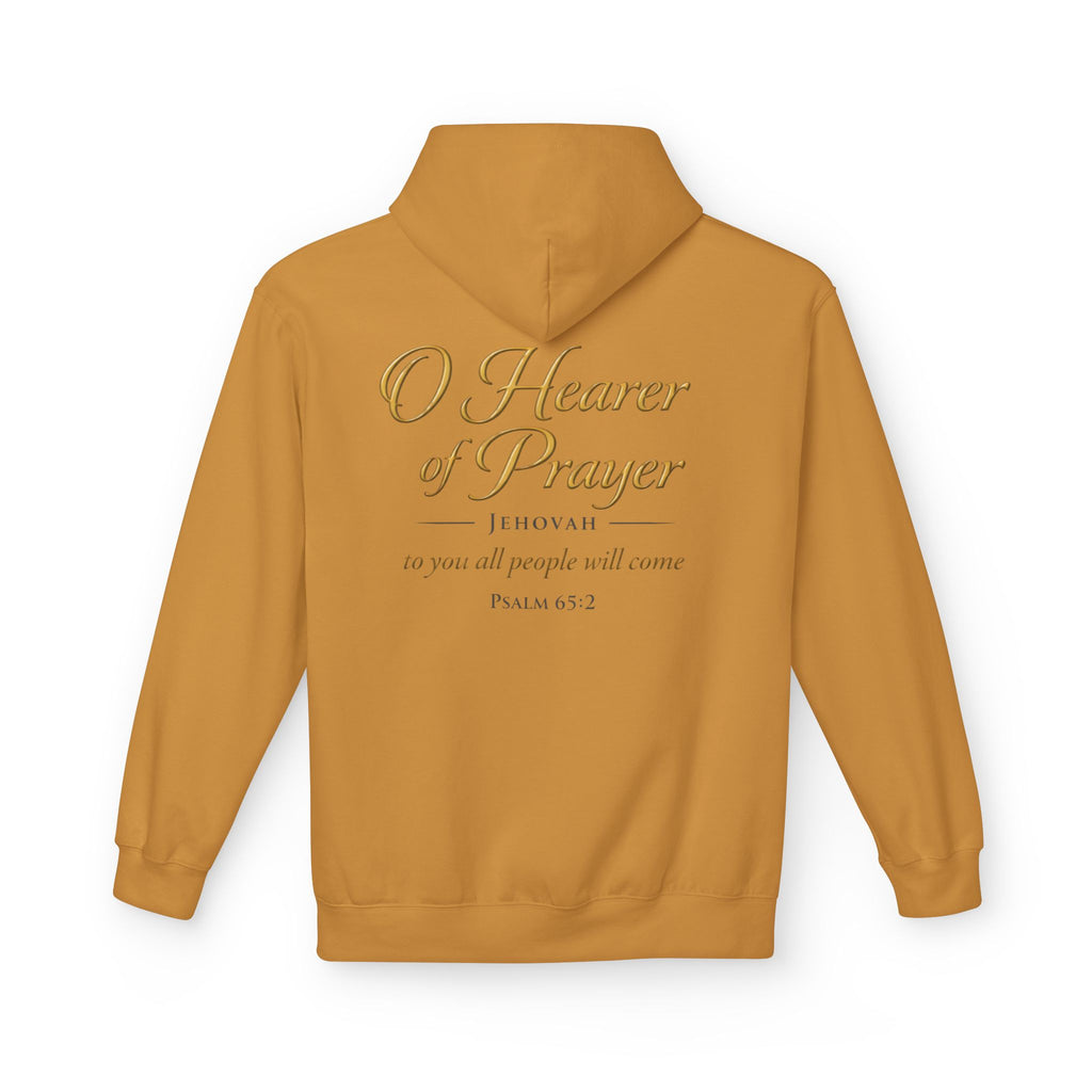 Prayer Hoodie – “O Hearer of Prayer” Psalm 65:2 Christian Pullover | Faith & Freedom Creations