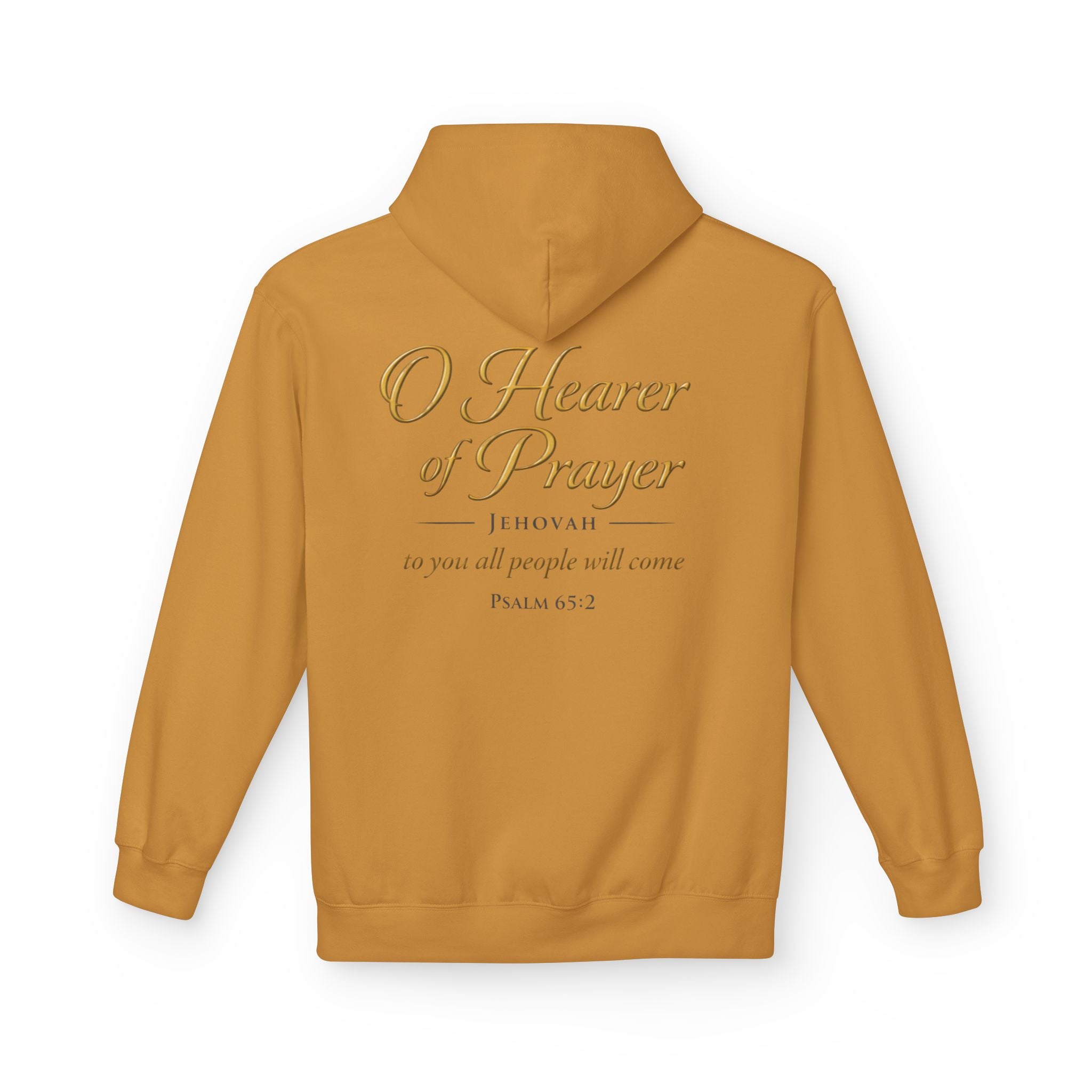 Prayer Hoodie – “O Hearer of Prayer” Psalm 65:2 Christian Pullover | Faith & Freedom Creations
