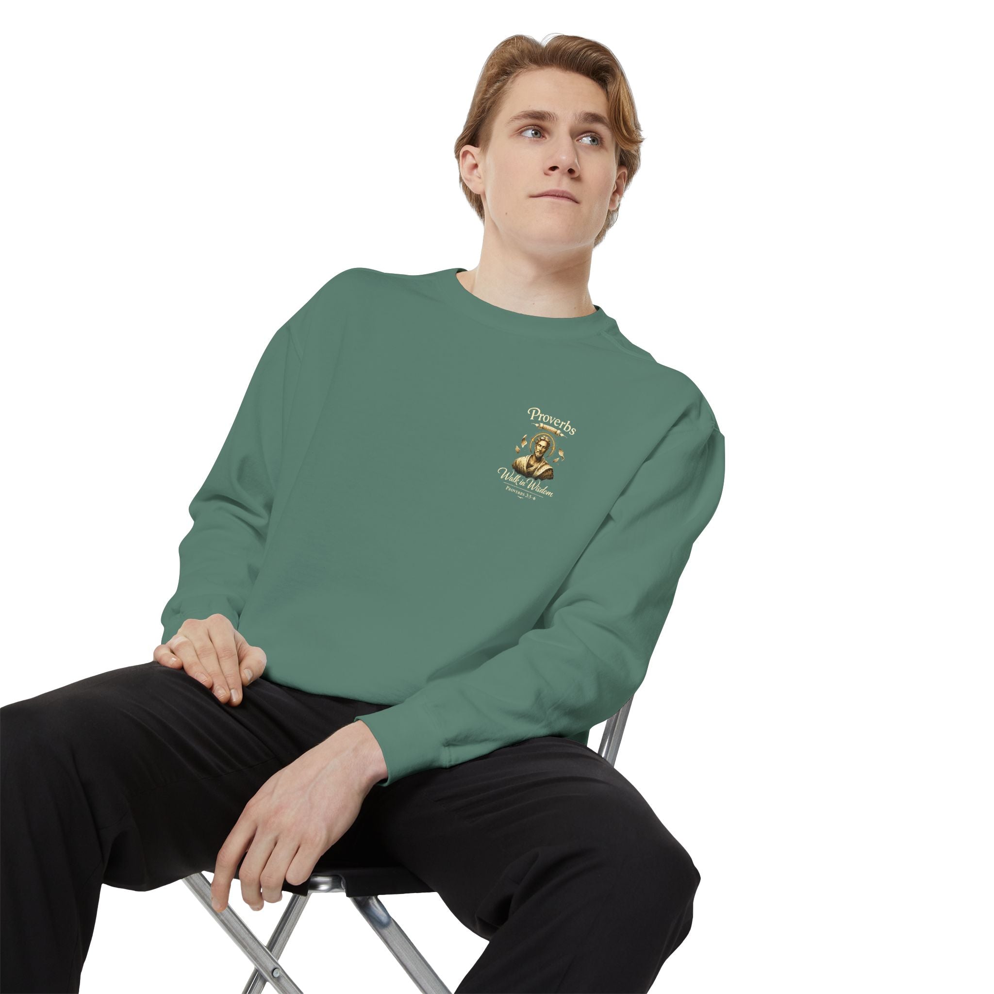 Proverbs Scripture Sweatshirt | Biblical Quote Christian Pullover | Inspirational Faith Crewneck