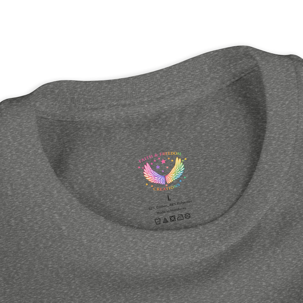 Youth Jesus Floral Script T-Shirt – Butterfly Christian Kids Tee | Faith Youth Shirt