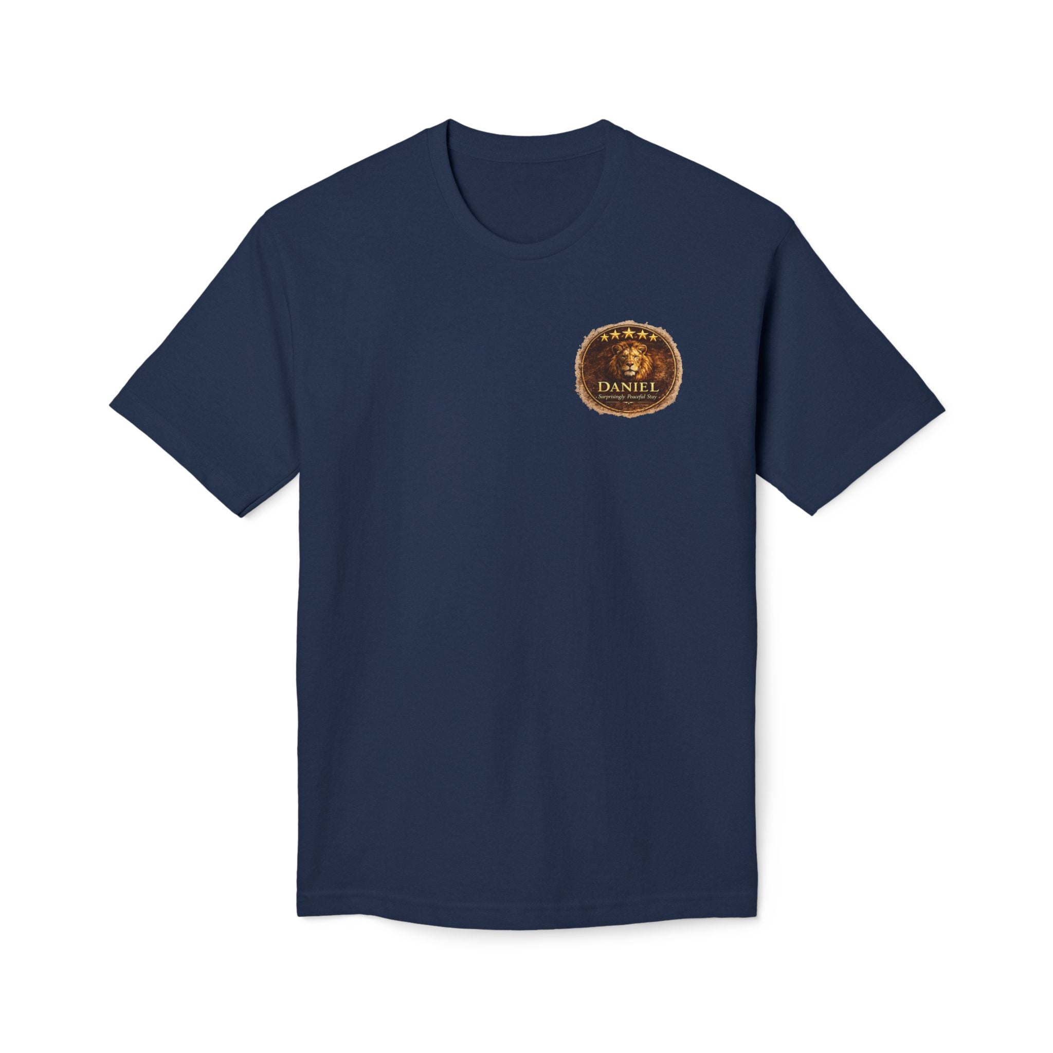 Daniel's Lion Den Stay T-Shirt | Five-Star Faith Series Christian Shirt | Faith Freedom Creations
