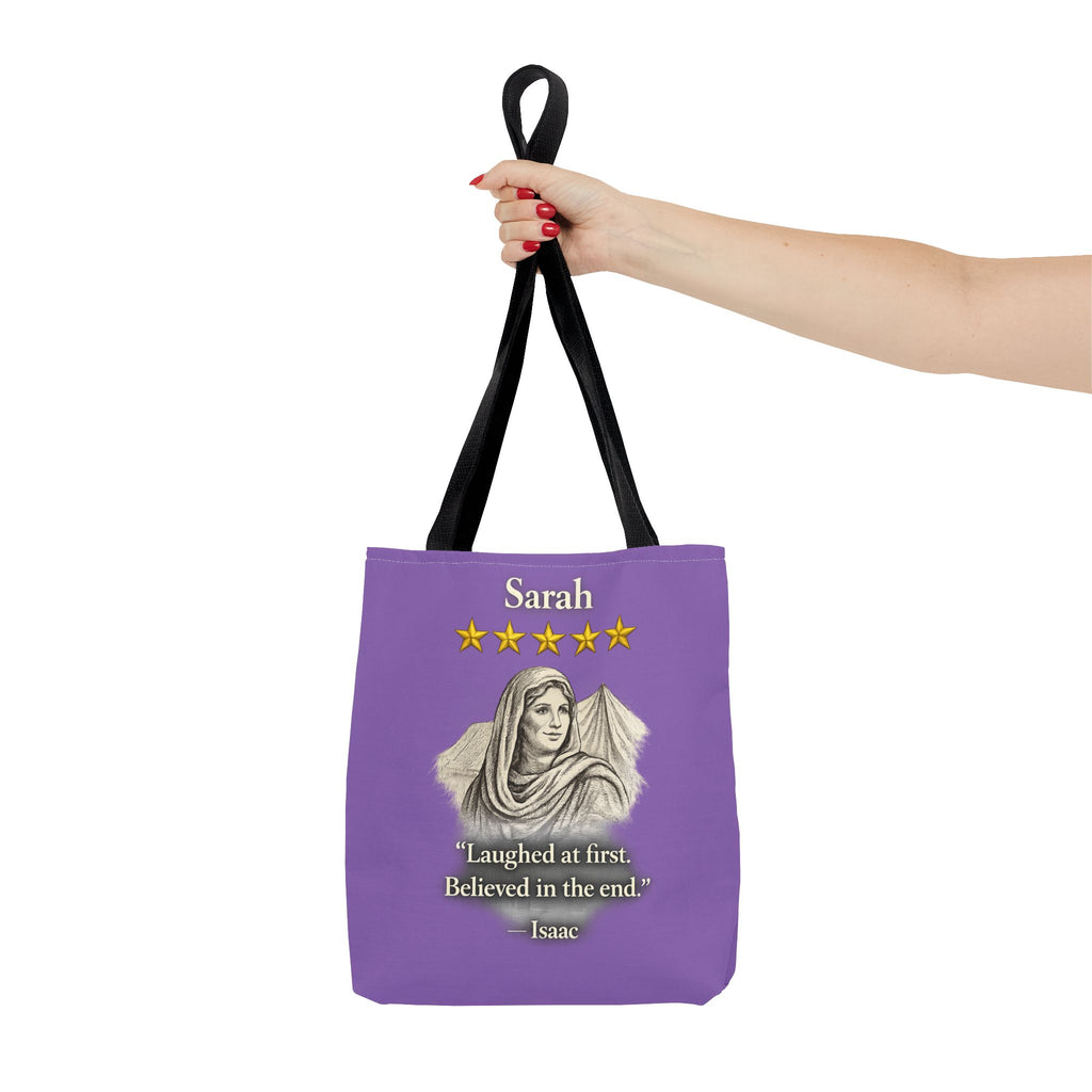 Sarah – Personalized Tote Bag | “Laughed at First. Believed in the End.” Review – Five-Star Faith Series