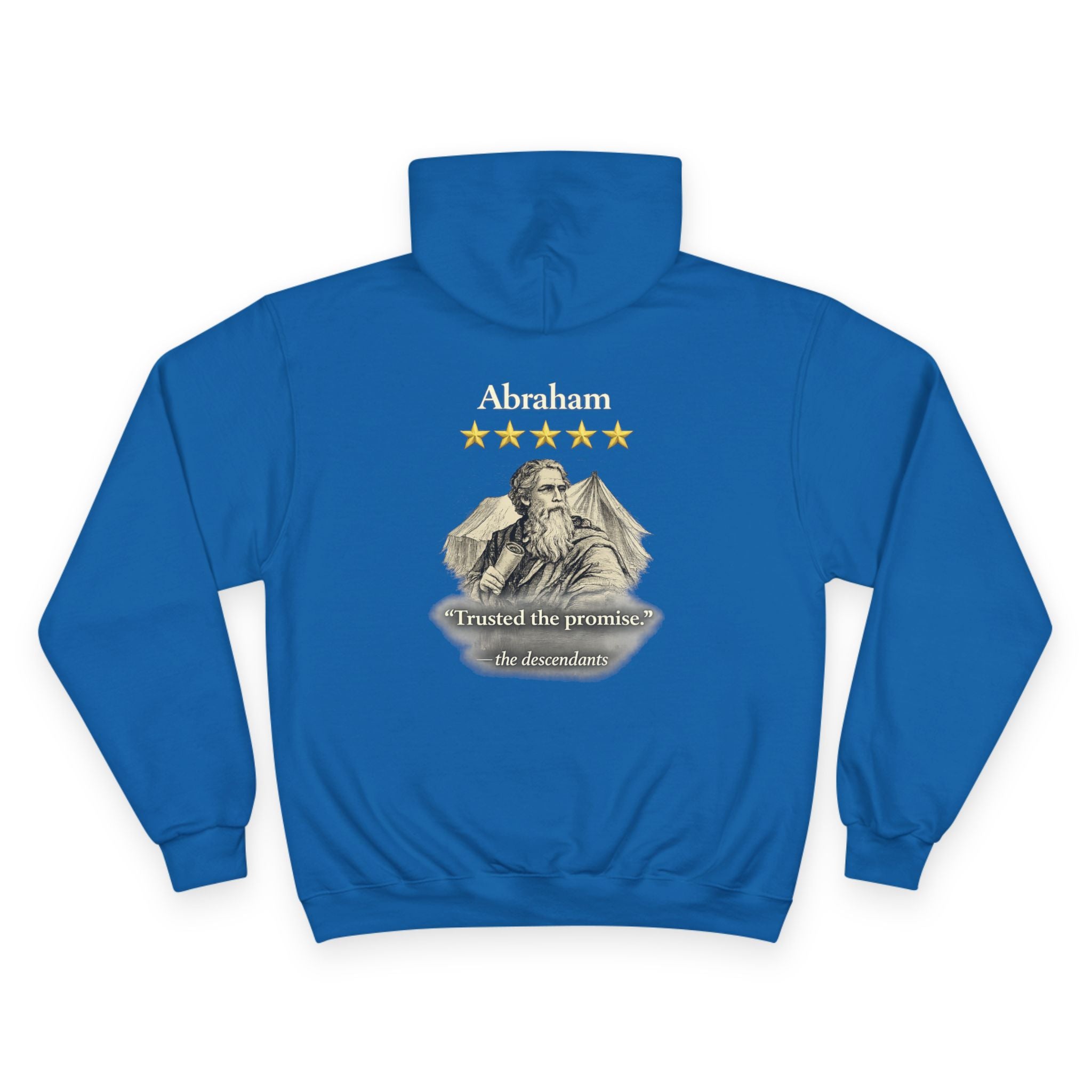 Abraham, I Trusted the Promise Hoodie - Vintage Five-Star Faith Series