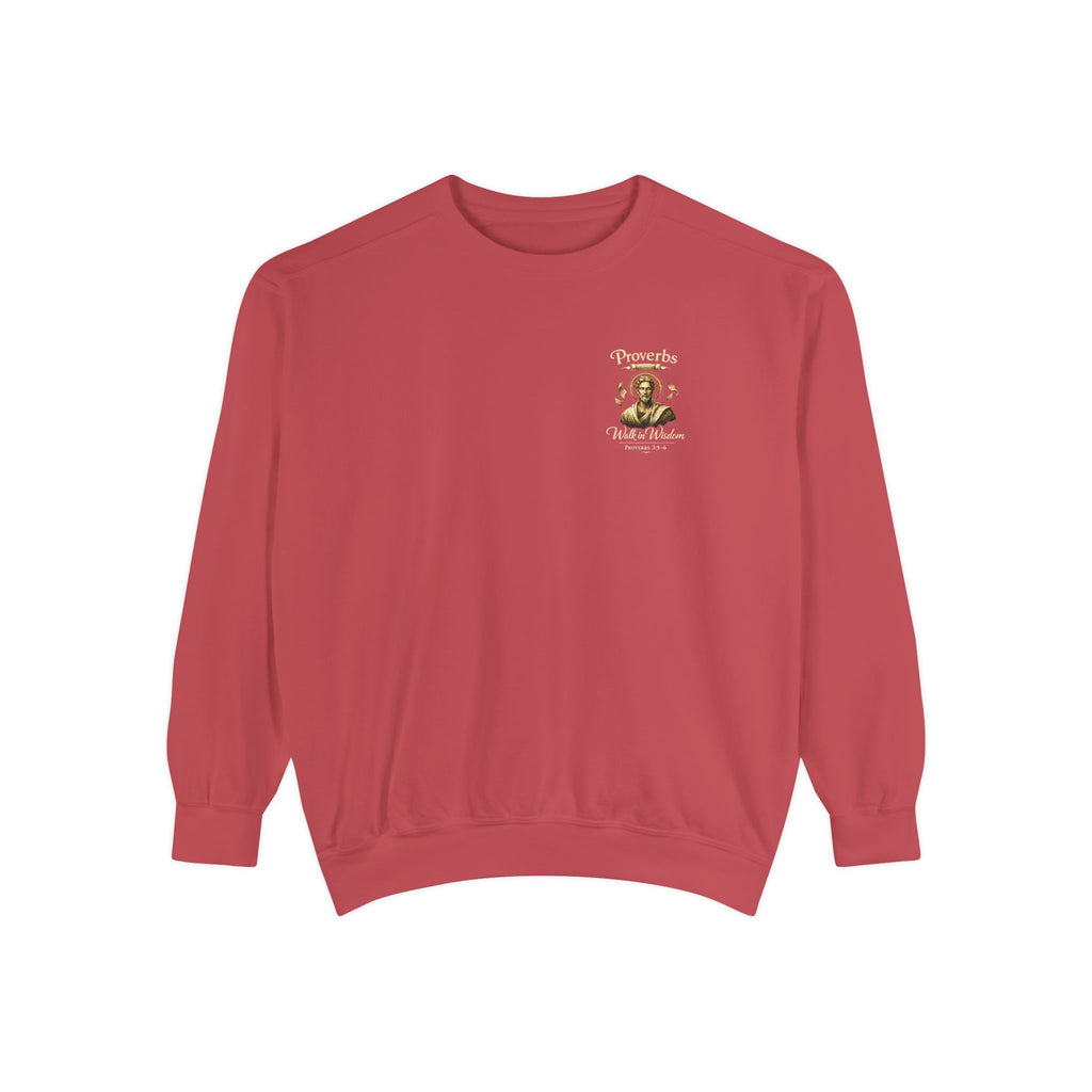 Proverbs Scripture Sweatshirt | Biblical Quote Christian Pullover | Inspirational Faith Crewneck