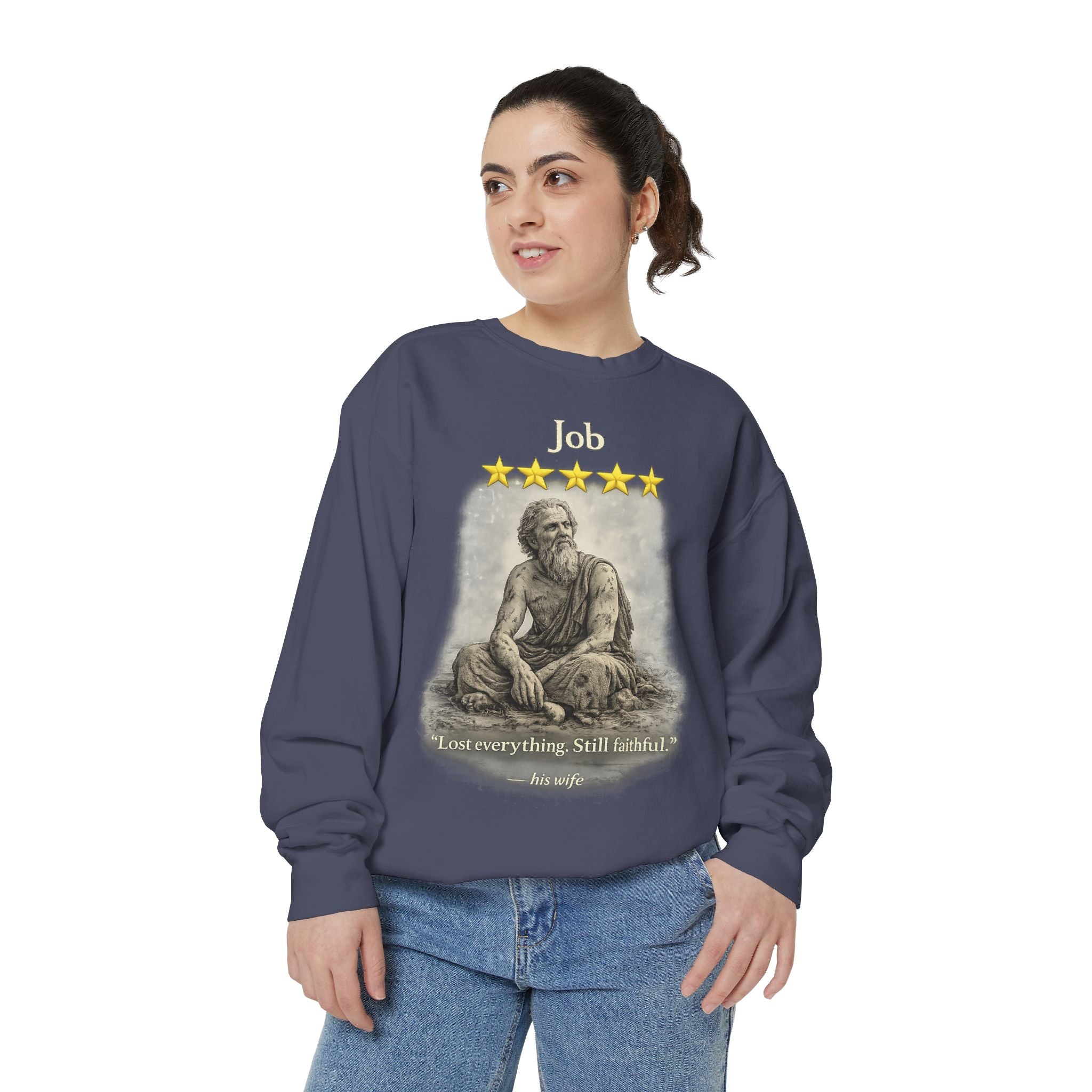 Faithful Through It All Sweatshirt — "I Lost Everything, Still Faithful" Christian Pullover-⭐ Five-Star Faith Series⭐