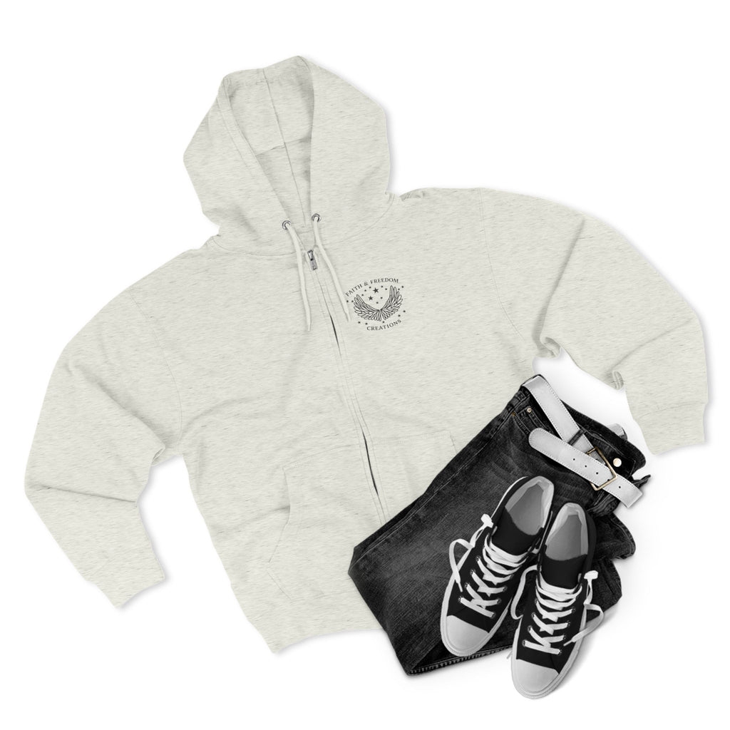 Tower of Babel – Zip Hoodie | “Communication Issues” Vintage Graphic – Five-Star Faith Series