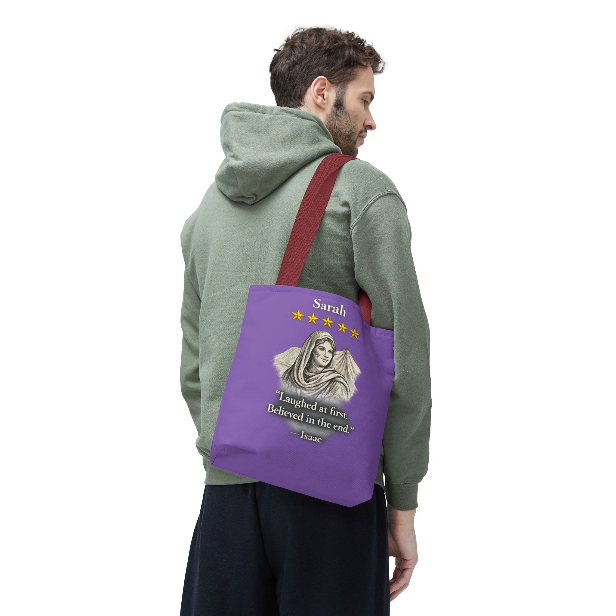 Sarah – Personalized Tote Bag | “Laughed at First. Believed in the End.” Review – Five-Star Faith Series