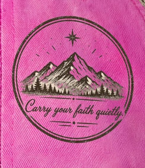 Carry Your Faith Quietly Women’s Washed Mesh-Back Cap | Faith Freedom Creations Christian Hat