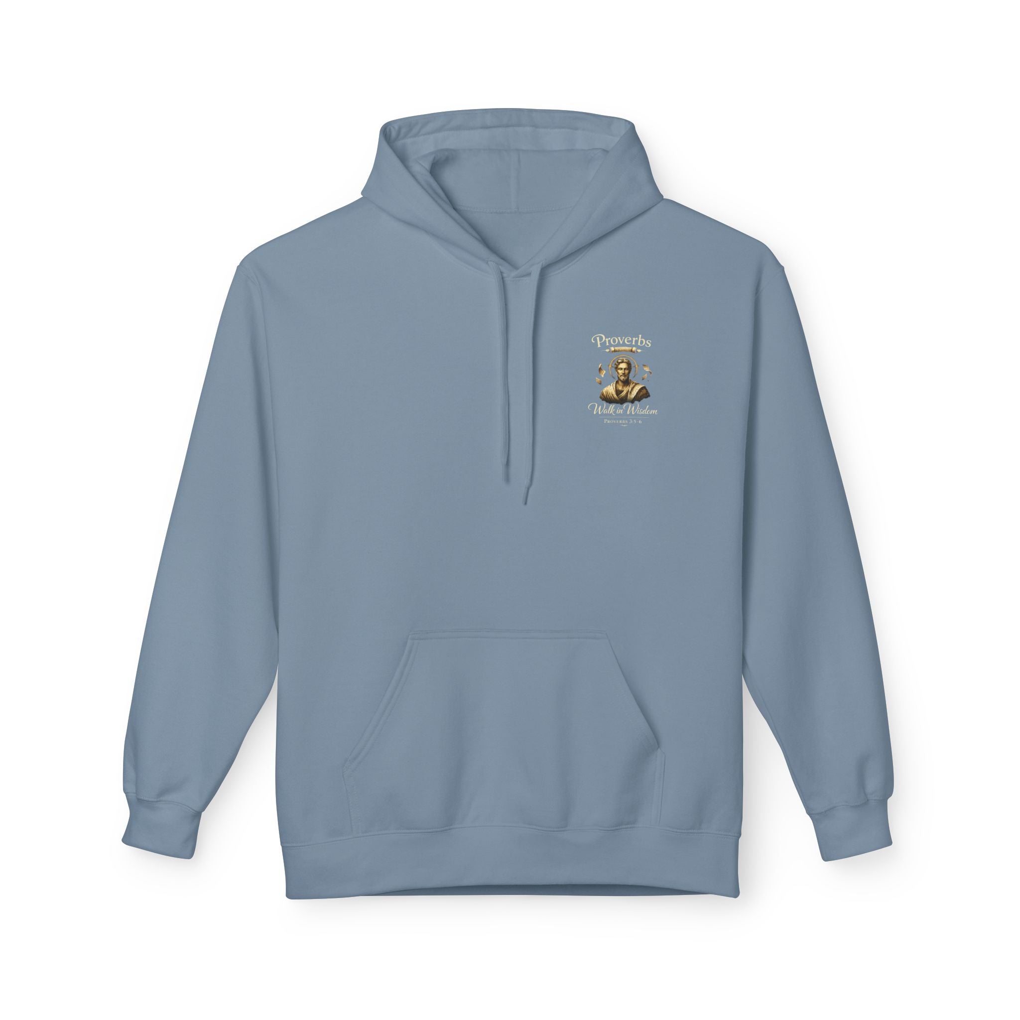 Proverbs “Trust in the Lord” Hoodie – Christian Scripture Pullover | Proverbs 3:5 Faith Sweatshirt